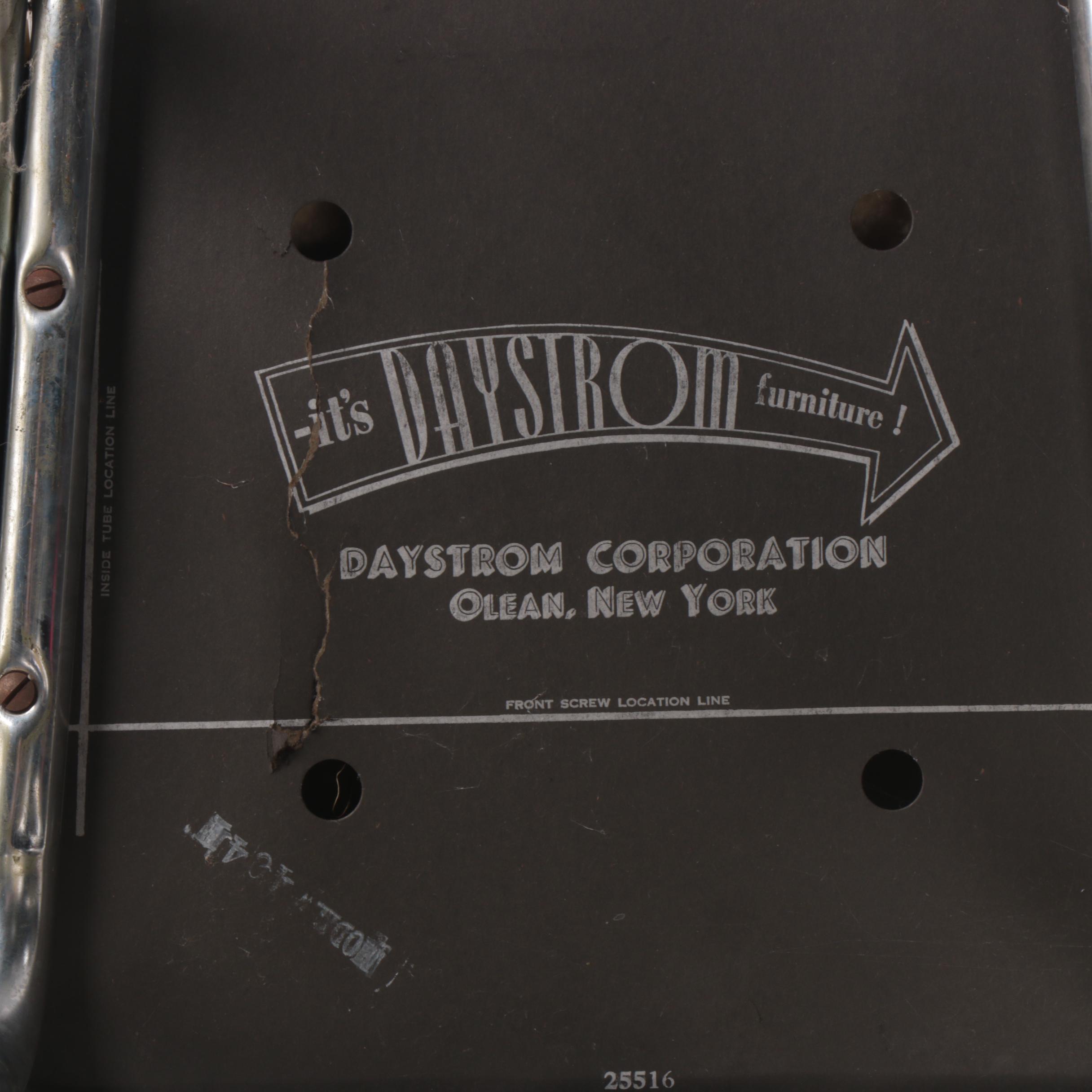 Mid Century Modern Daystrom Metal and Laminate Kitchen Table and Chairs