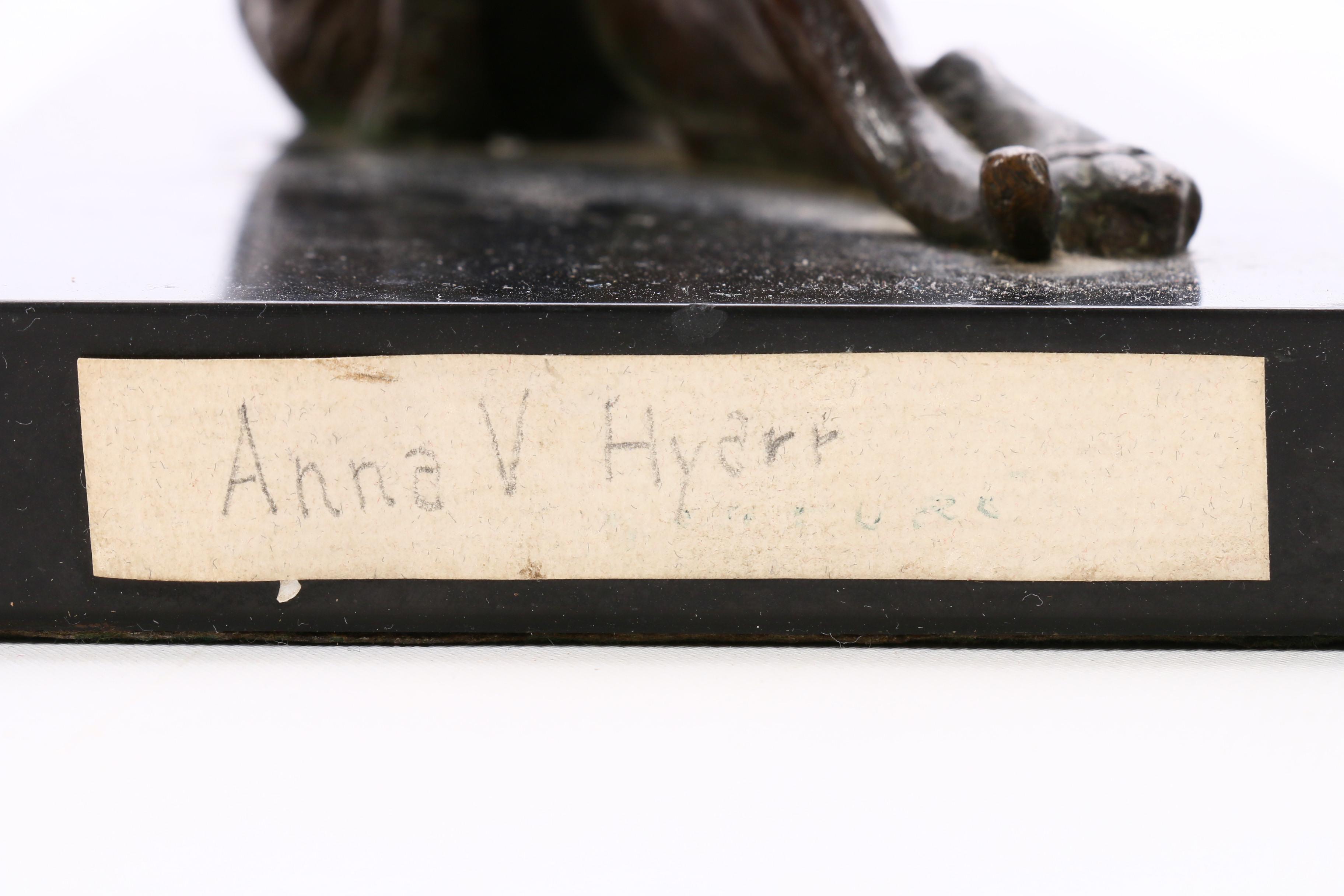 Anna Vaughn Hyatt Huntington Bronze "Yawning Tiger"