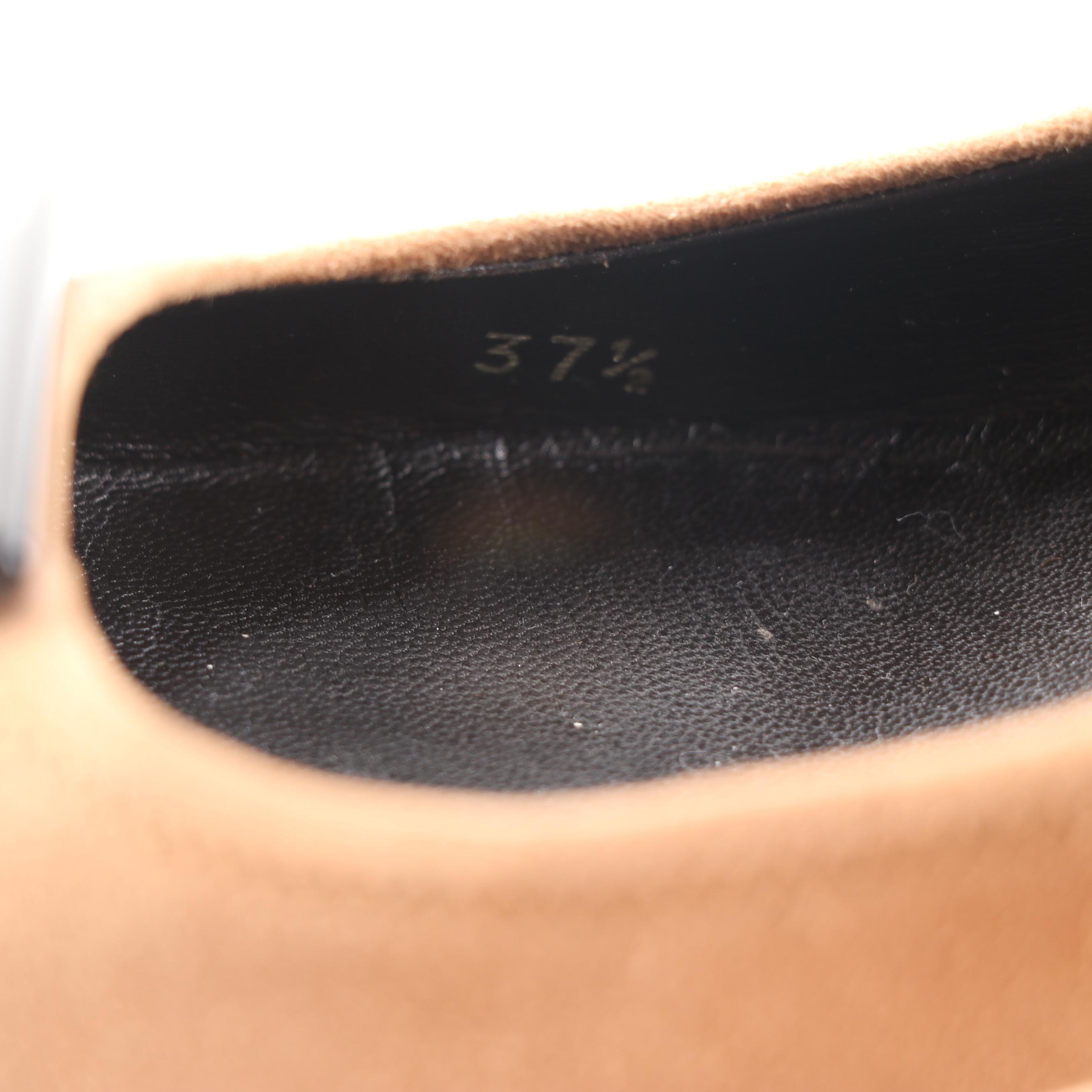 Women's Prada Tan Suede Pumps