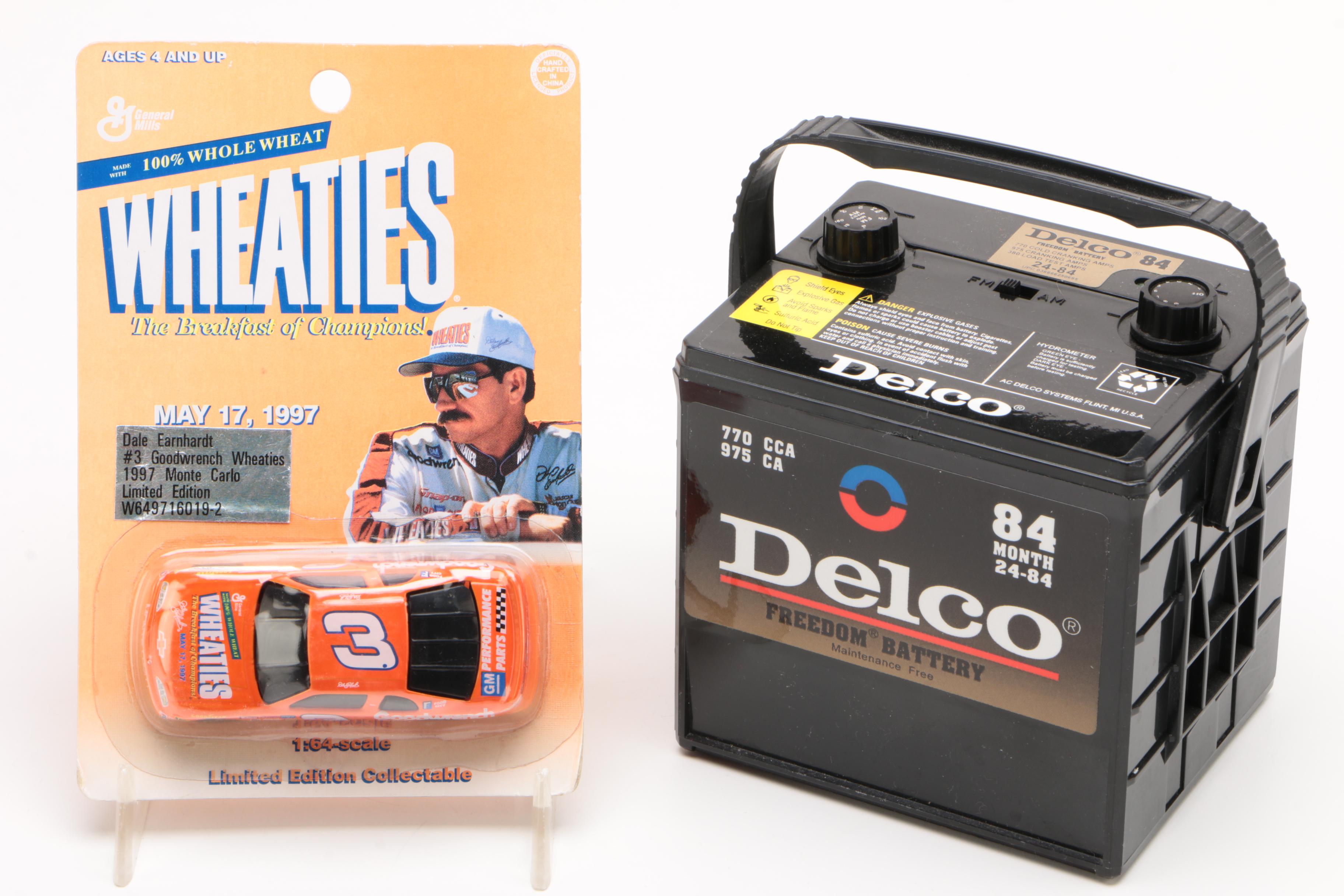 Dale Earnhardt Die-Cast Vehicles with Delco Freedom Battery