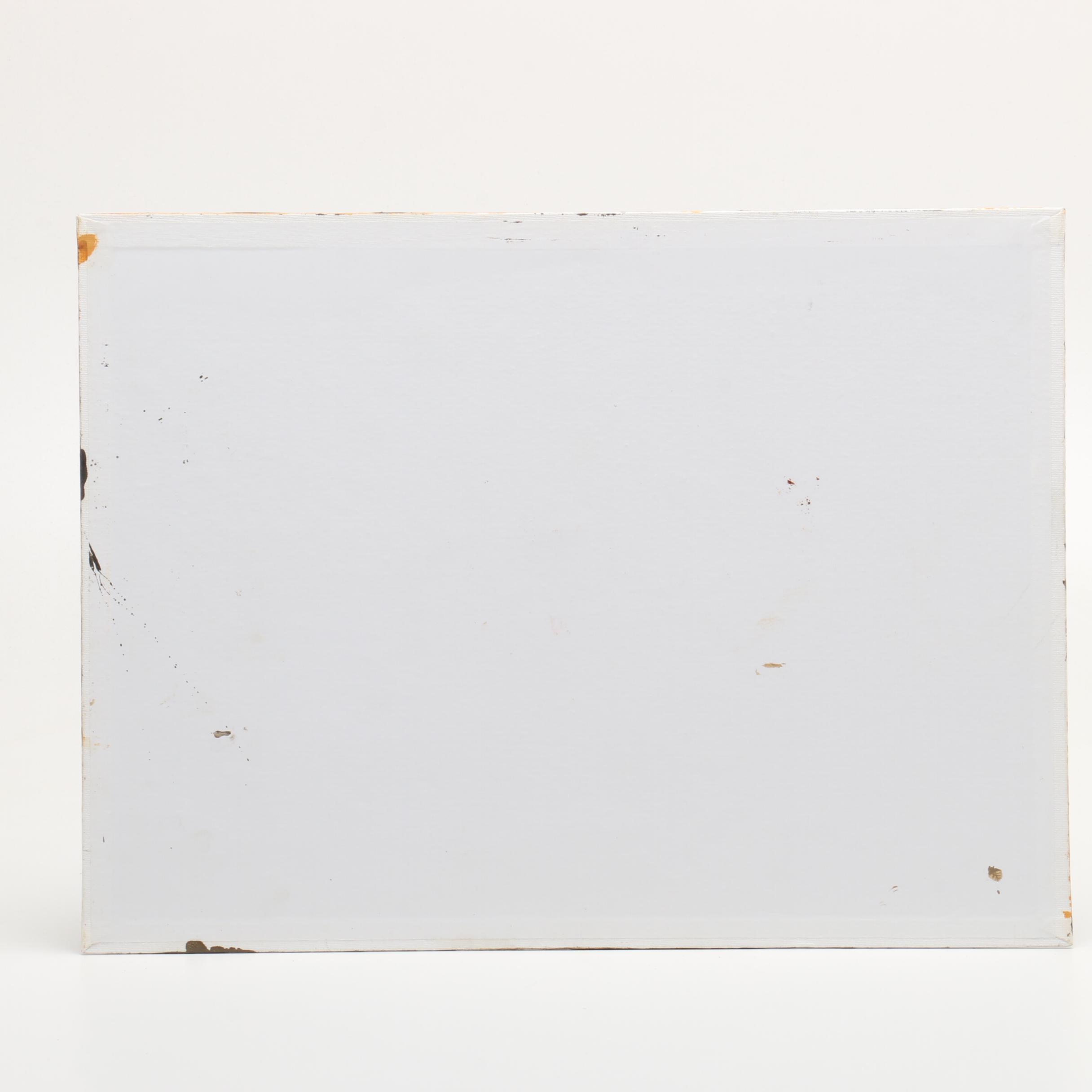 David Andrews Oil Painting of Friesian Cow