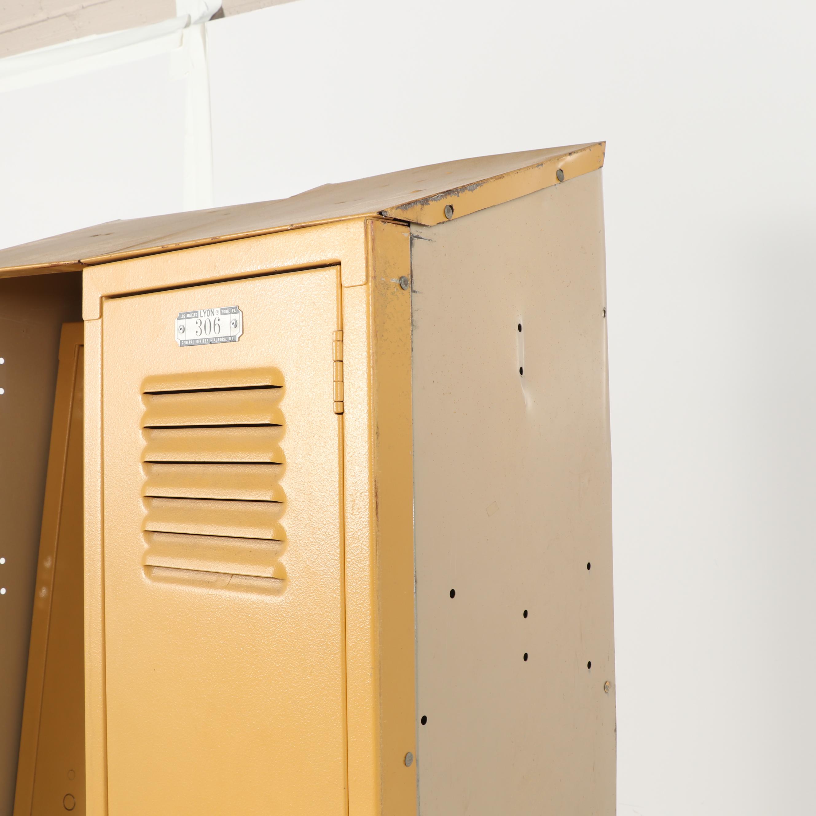 Vintage Lyon Metal Lockers