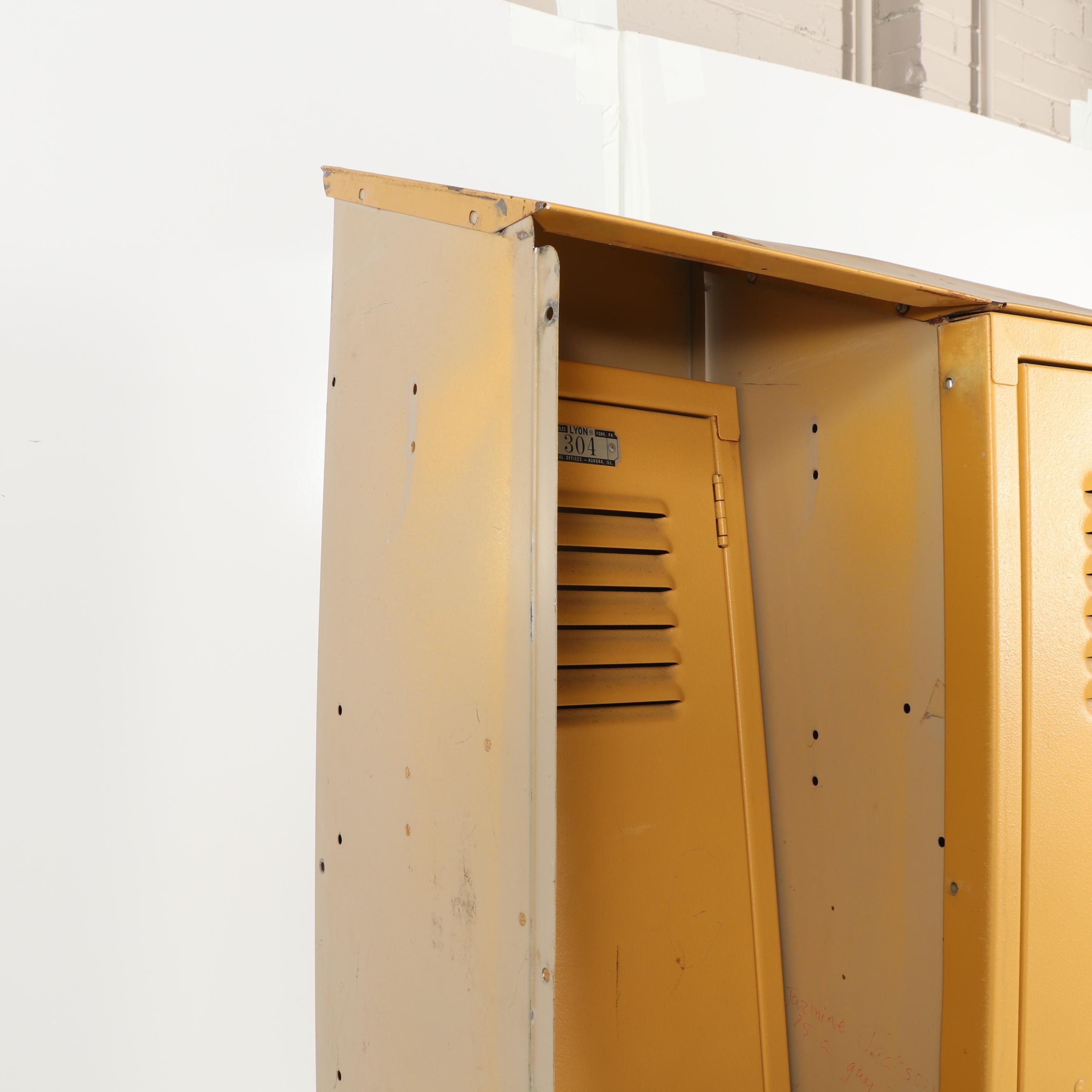 Vintage Lyon Metal Lockers