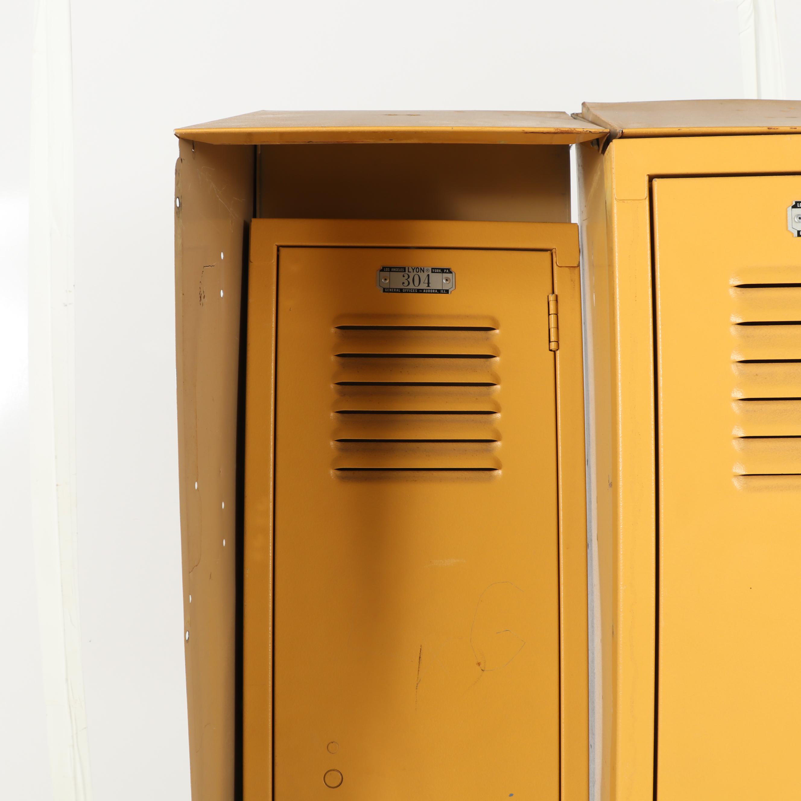 Vintage Lyon Metal Lockers