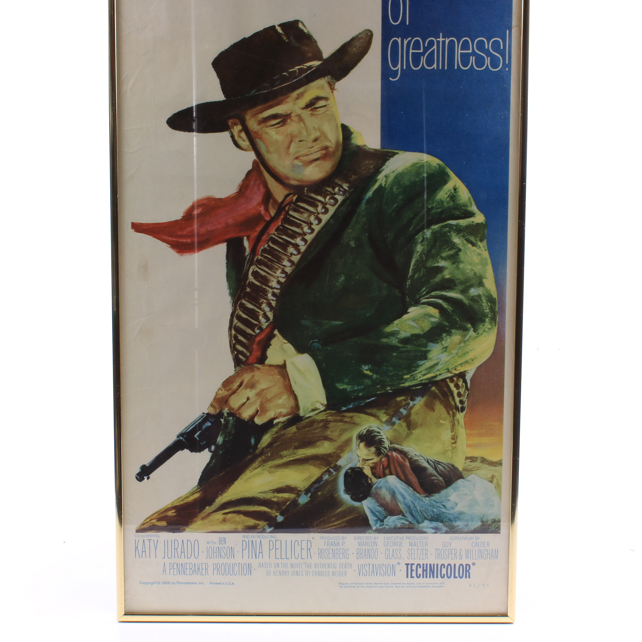 "One Eyed Jacks" Film Poster Insert