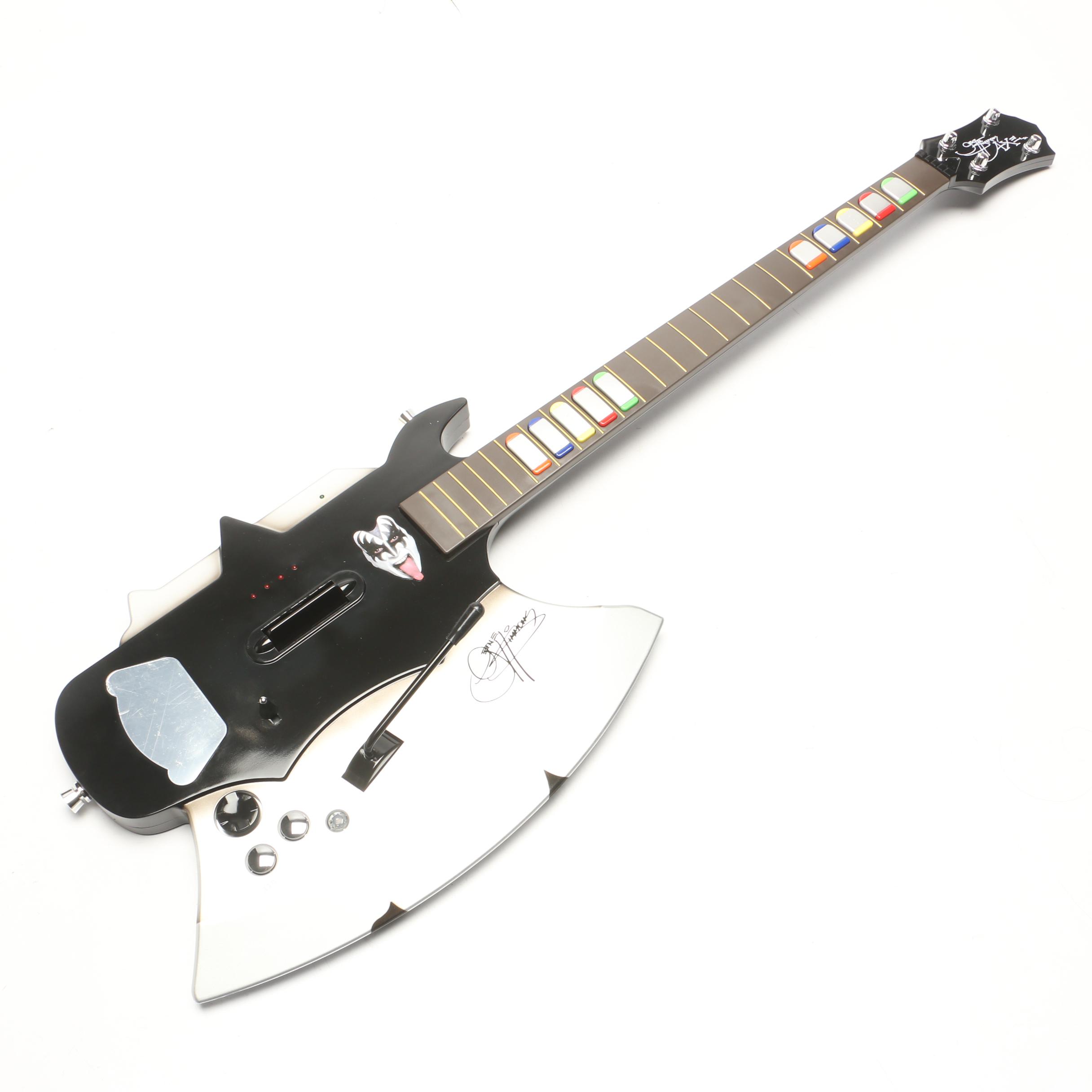 Gene Simmons Axe Playstation 2/3 Guitar Wireless Controller in Original Box