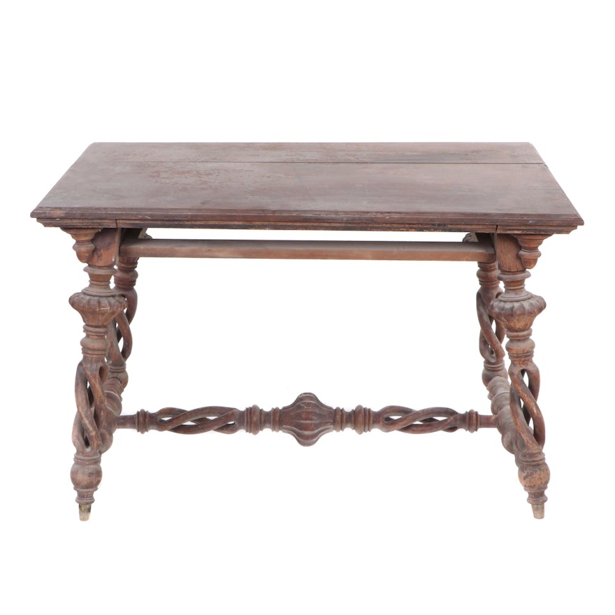 Renaissance Revival Style Table, Late 19th Century