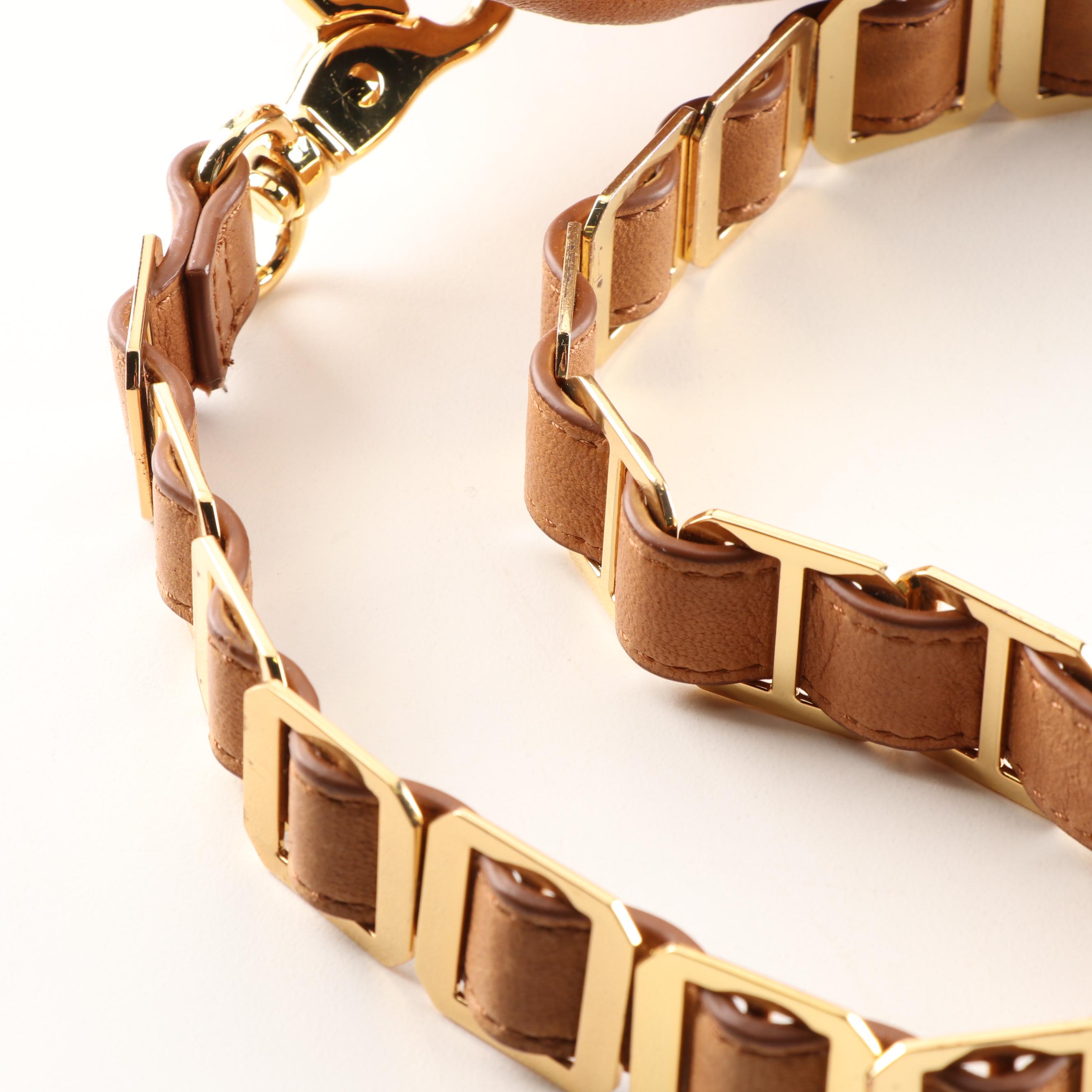 Tory Burch Distressed Leather Foldover Crossbody Bag with Fringed Tassel