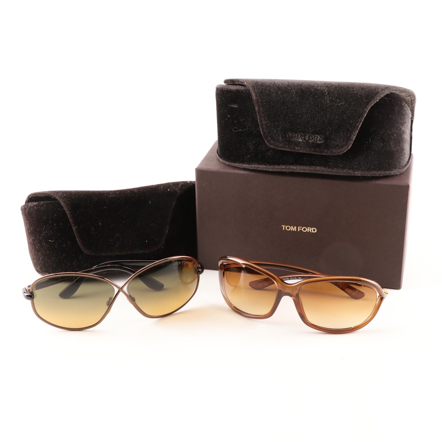 Tom Ford Brigitte TF160 and Jennifer TF8 Sunglasses Grouping