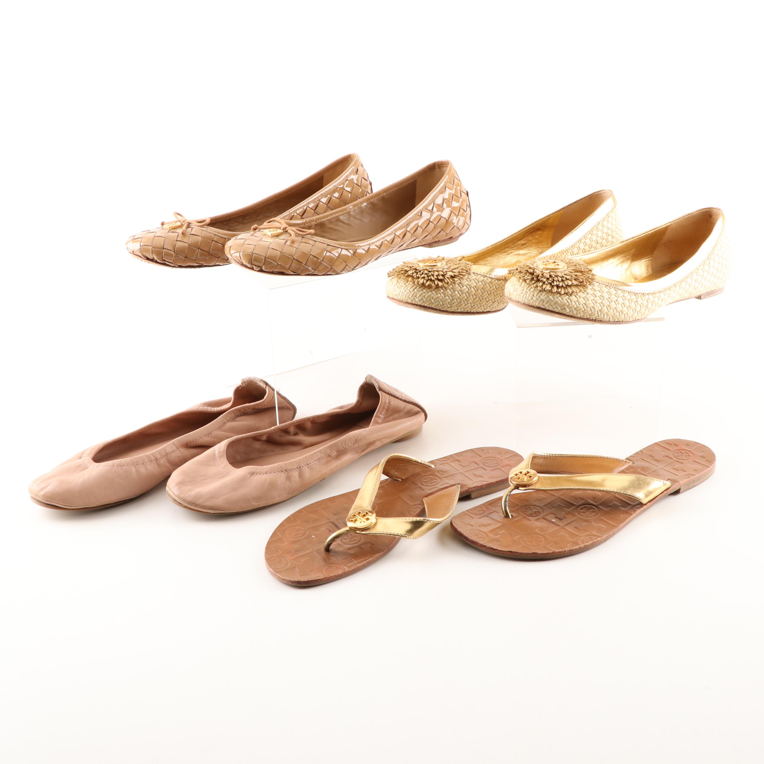 Tory Burch Flats and Flip Flops