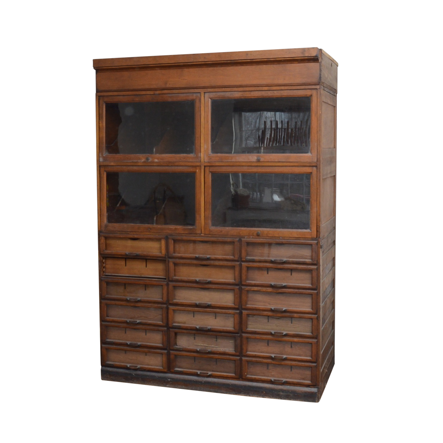 Early Arrow Shirt Display Cabinet