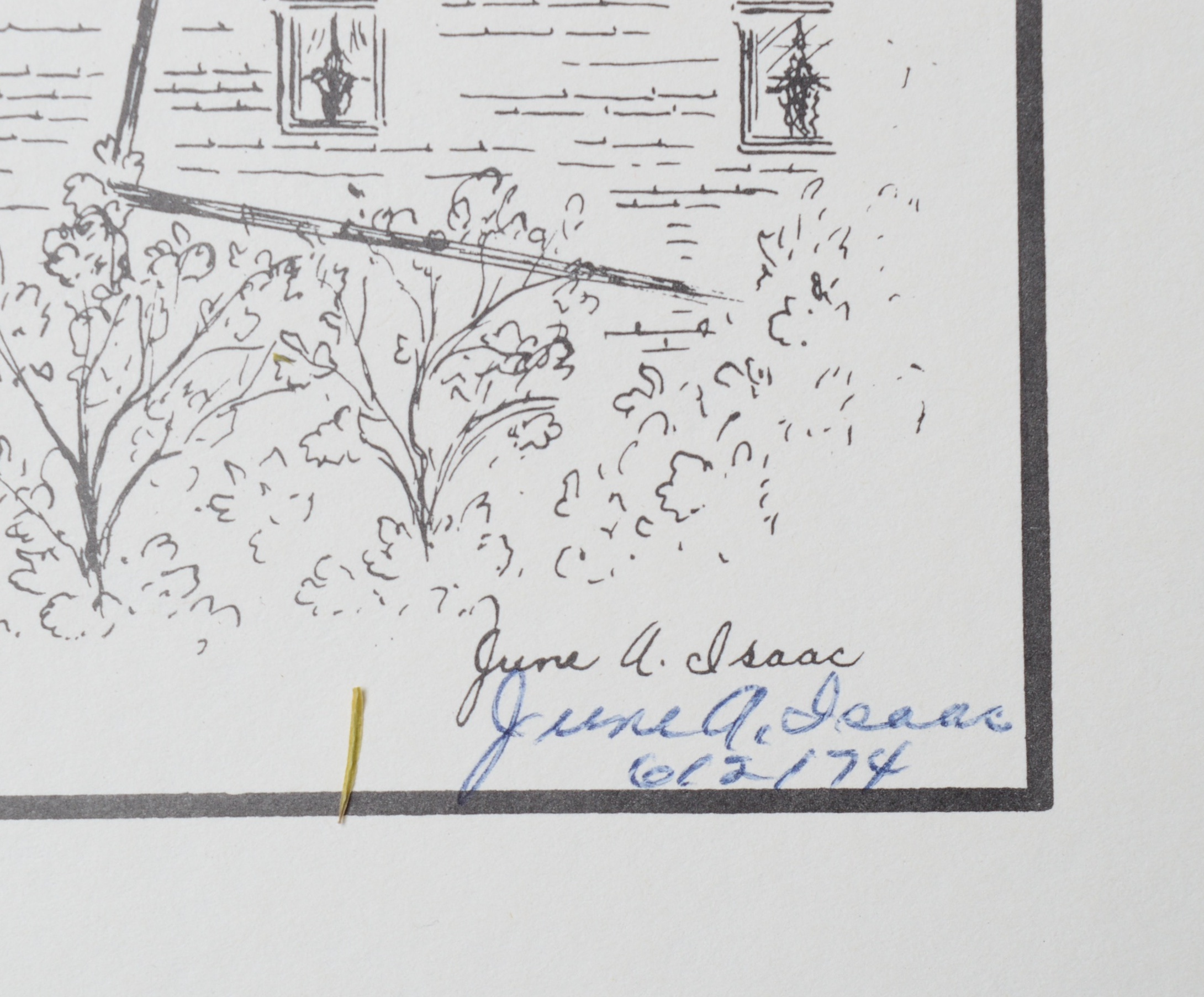 June Isaac Limited Edition Offset Lithographs of Cincinnati, OH