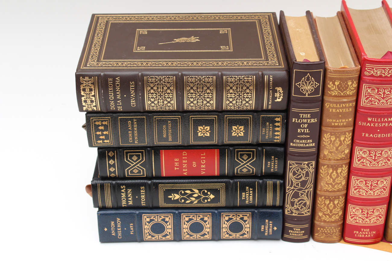 Franklin Library Novels "The 100 Greatest Books of All Time"