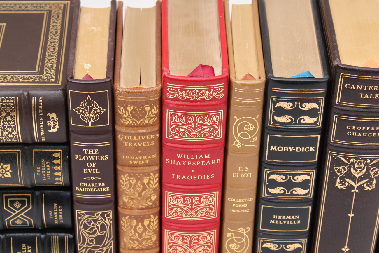 Franklin Library Novels "The 100 Greatest Books of All Time"