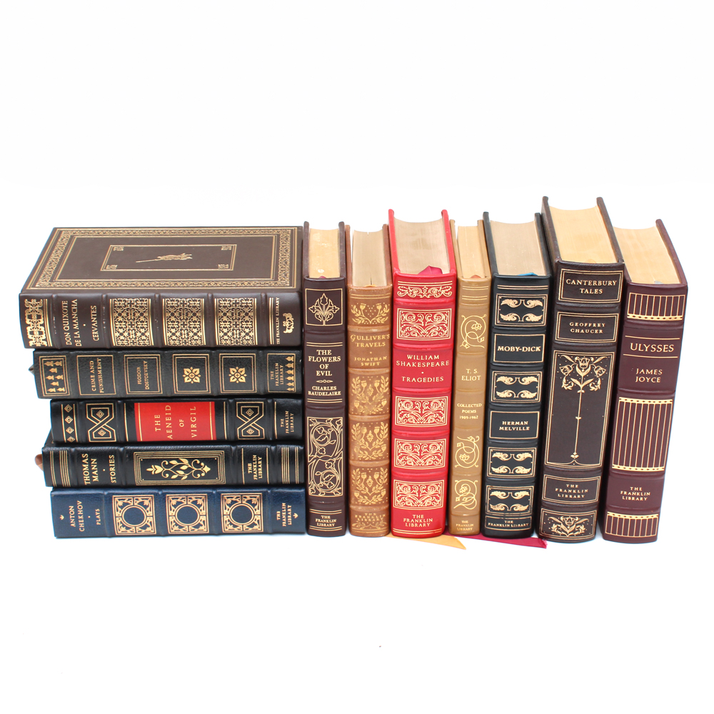 Franklin Library Novels "The 100 Greatest Books of All Time"