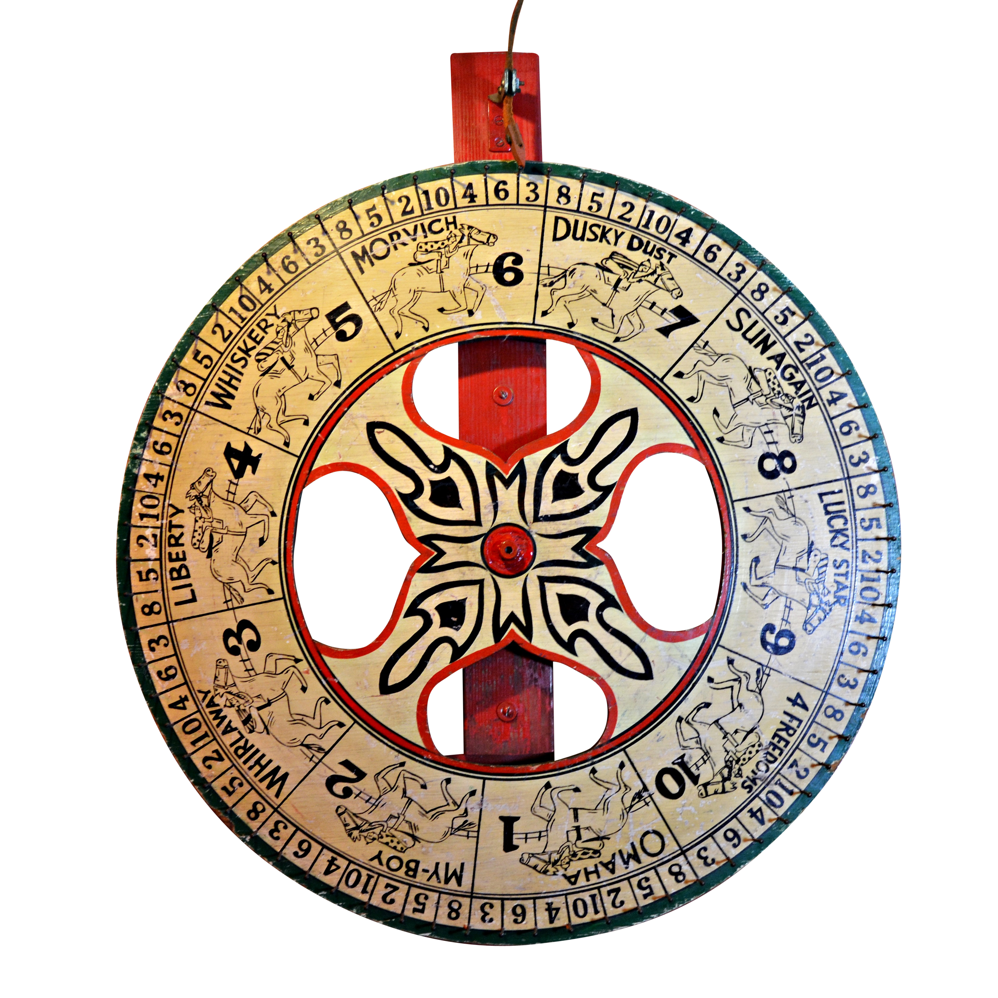 Vintage Horse Racing Gaming Wheel