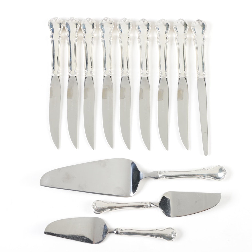 Towle "French Provincial" Sterling Handle Steak Knives and More