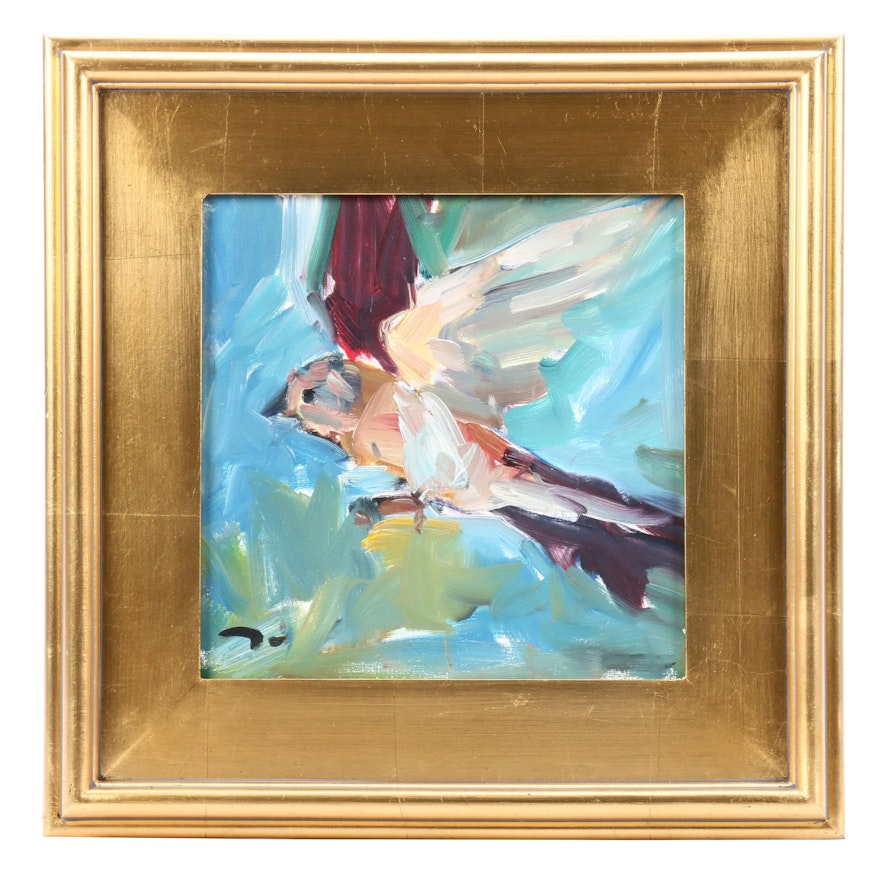 Jose Trujillo Oil Painting "In Flight"