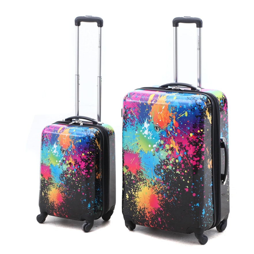 Traveler's Choice Two-Piece Expandable Hardcase Rolling Luggage Set