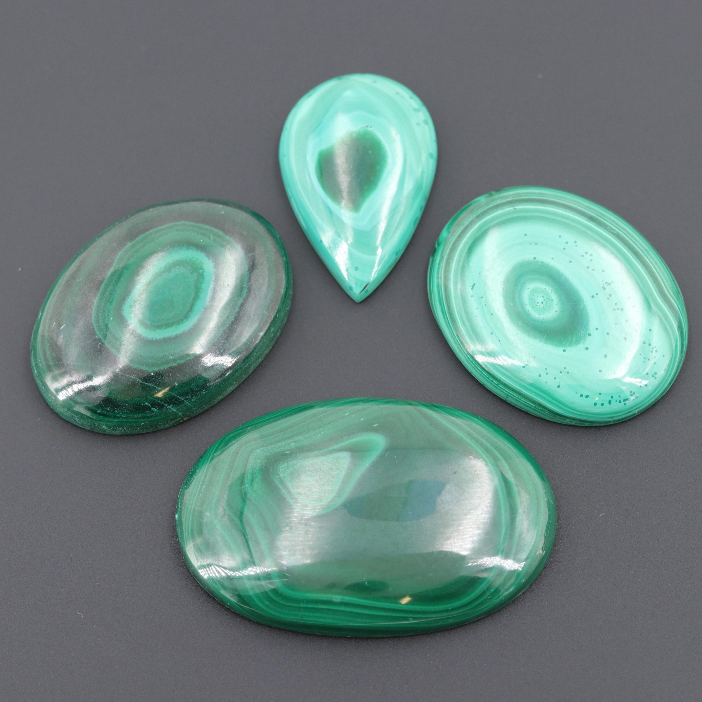 Loose Malachite Cabochons