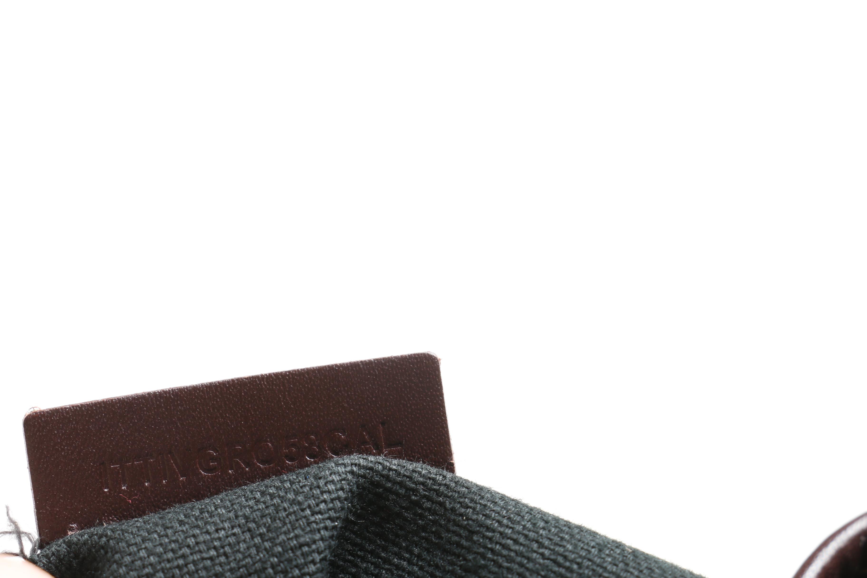 Burberry "Haymarket Check" Coated Canvas and Leather Bucket Bag