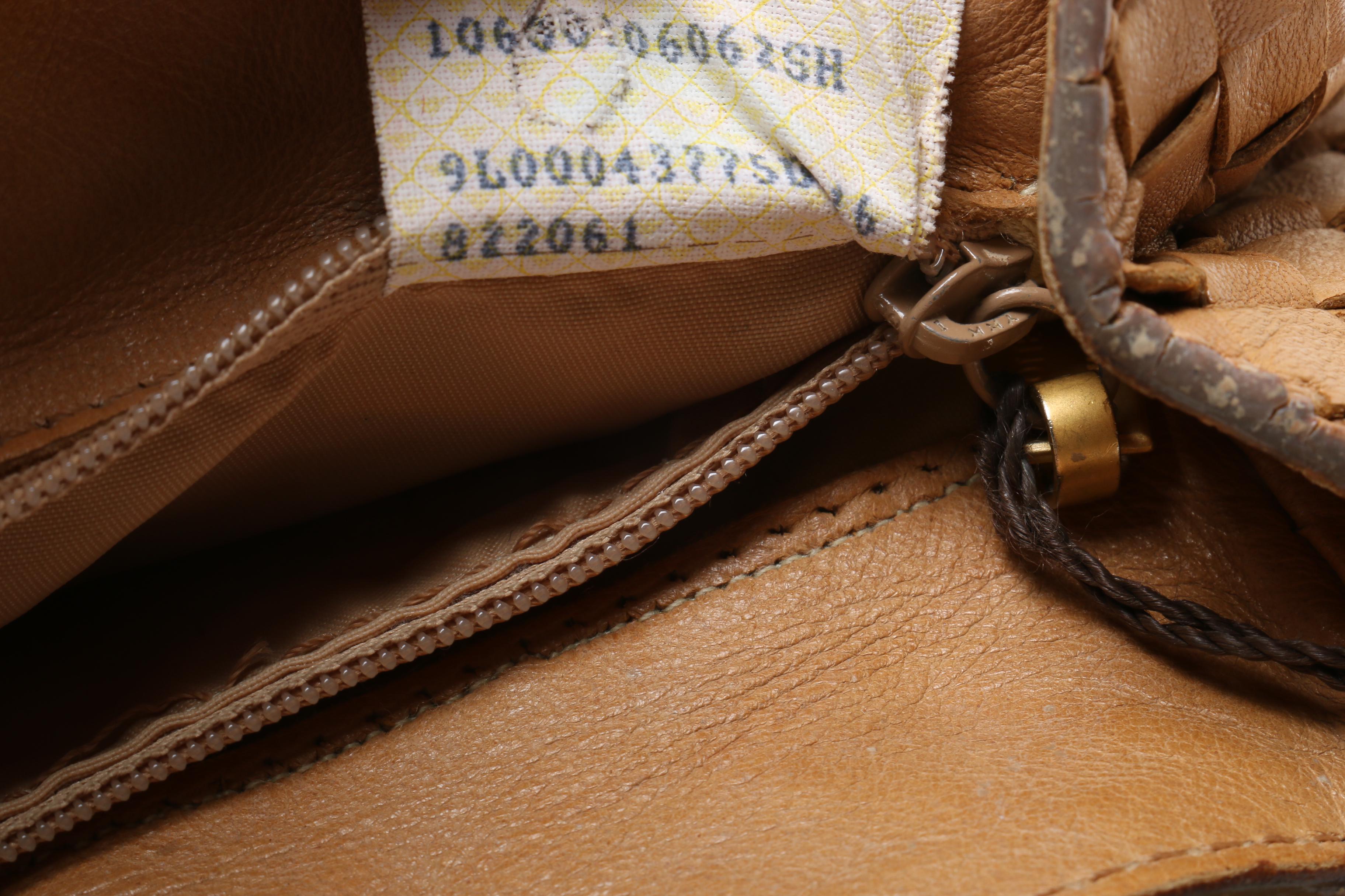 Bottega Veneta Tan Intrecciato Napa Leather Shoulder Bag