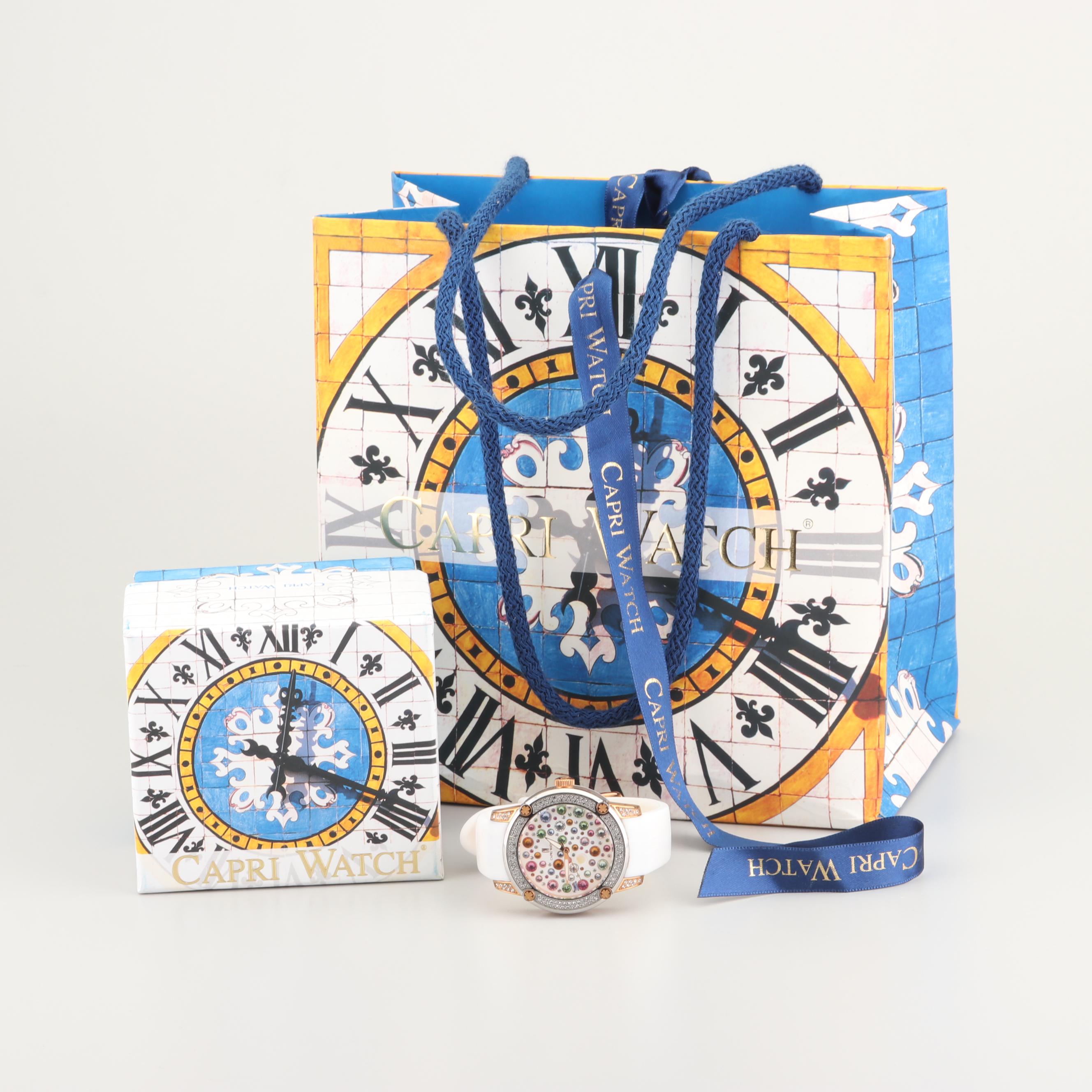 Capri by Silvio Staiano Swarovski Crystal Watch