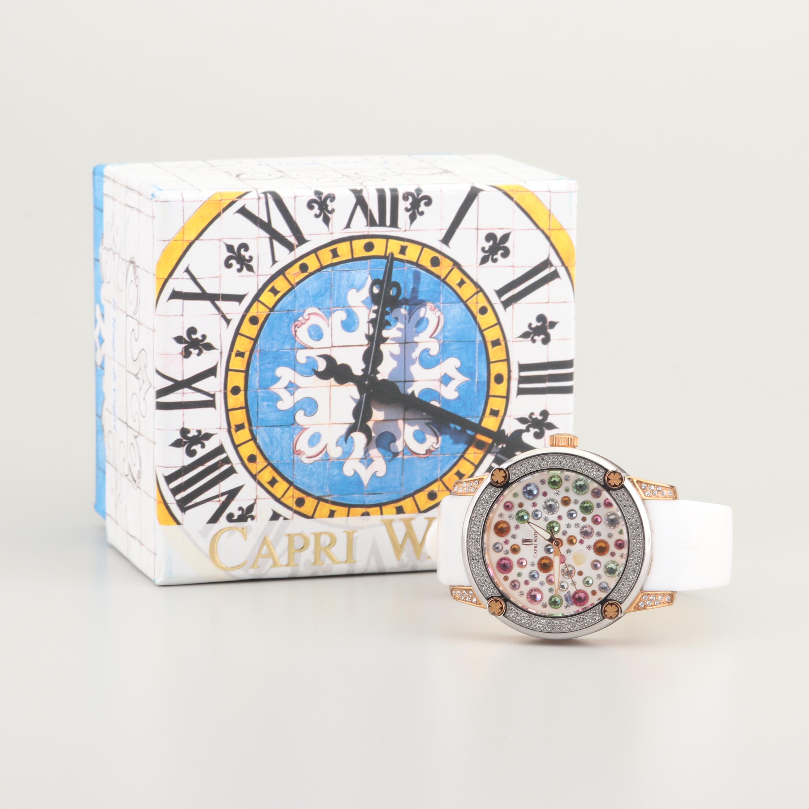 Capri by Silvio Staiano Swarovski Crystal Watch