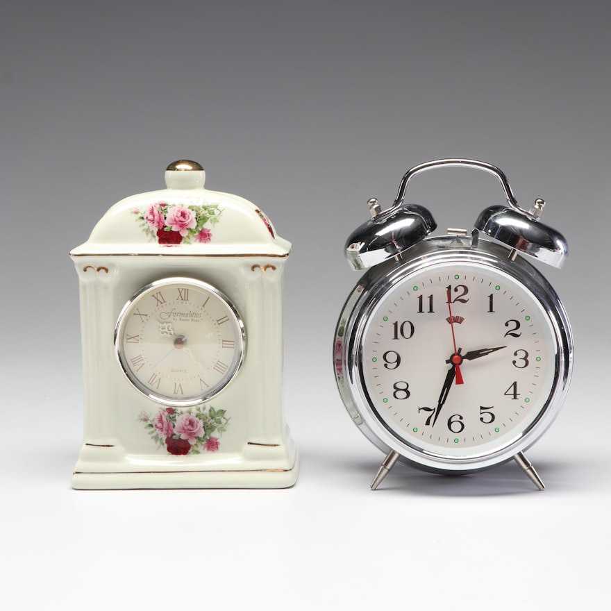 Table Clocks Including "Formalities" by Baum Bros.