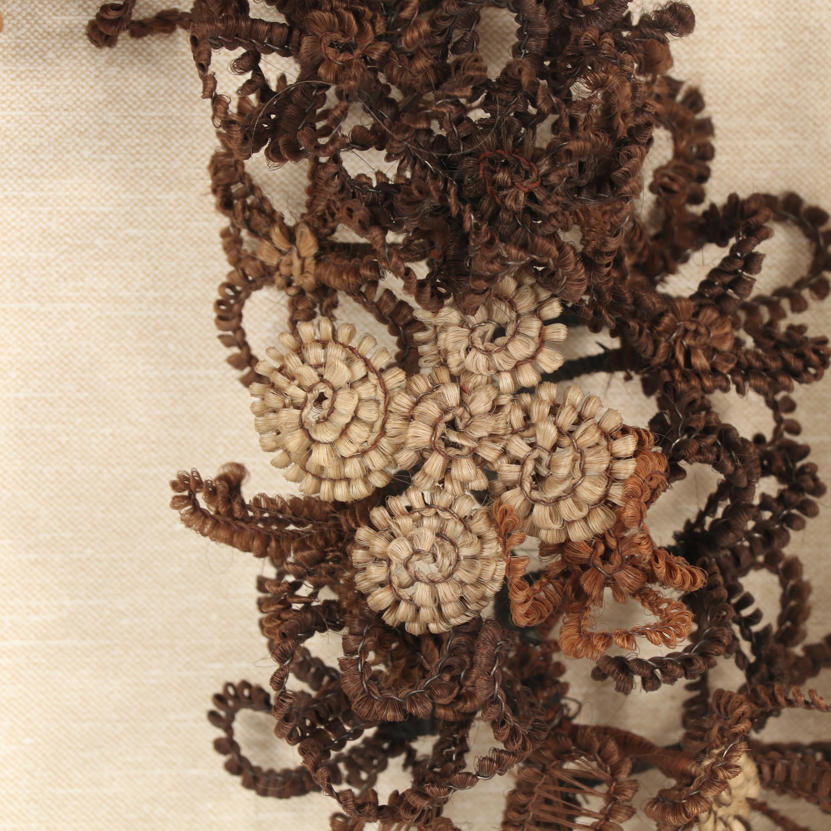 Victorian Mourning Hair Wreath