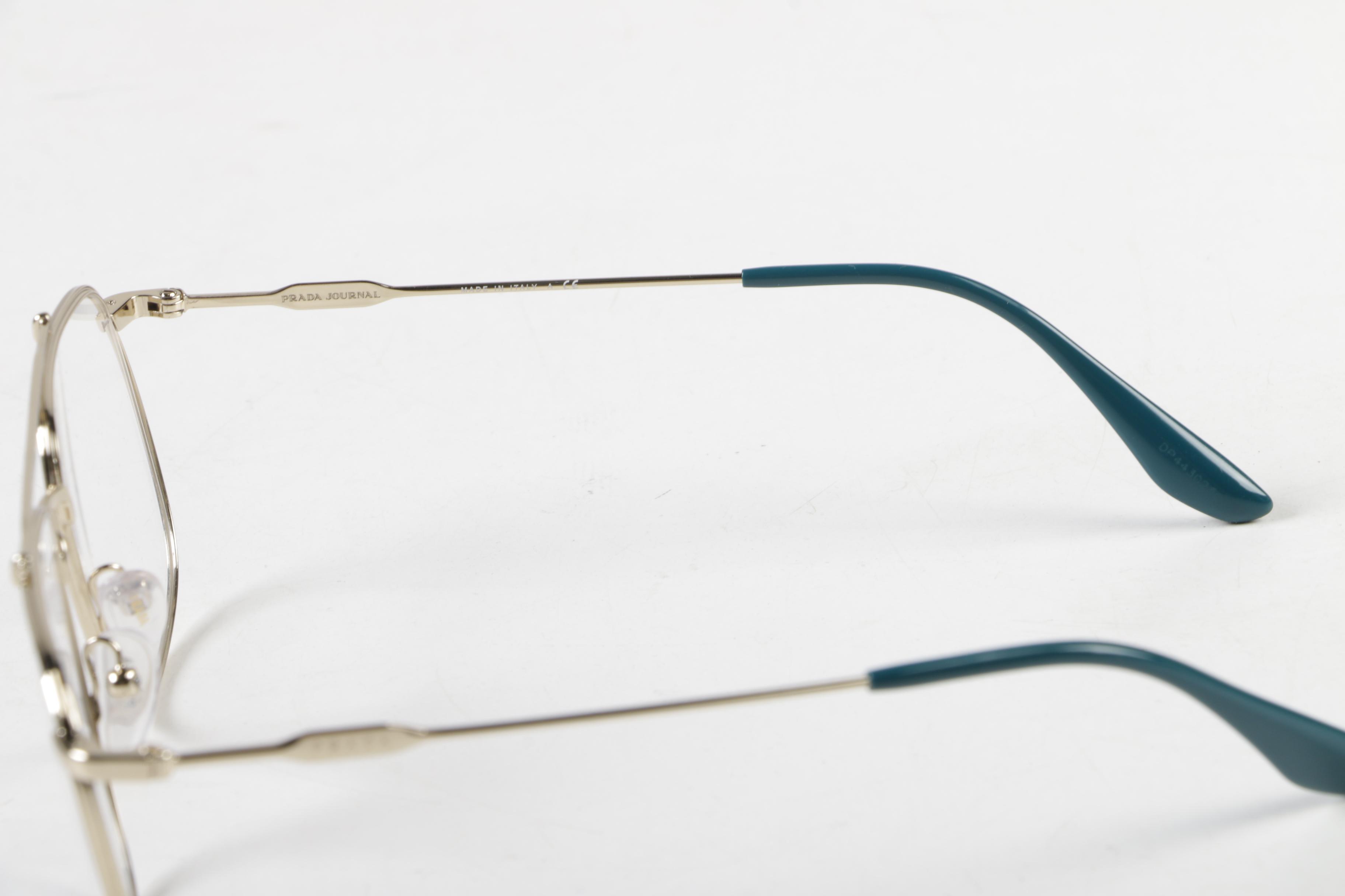 Prada VPR 56U Eyeglasses with Case, Made in Italy