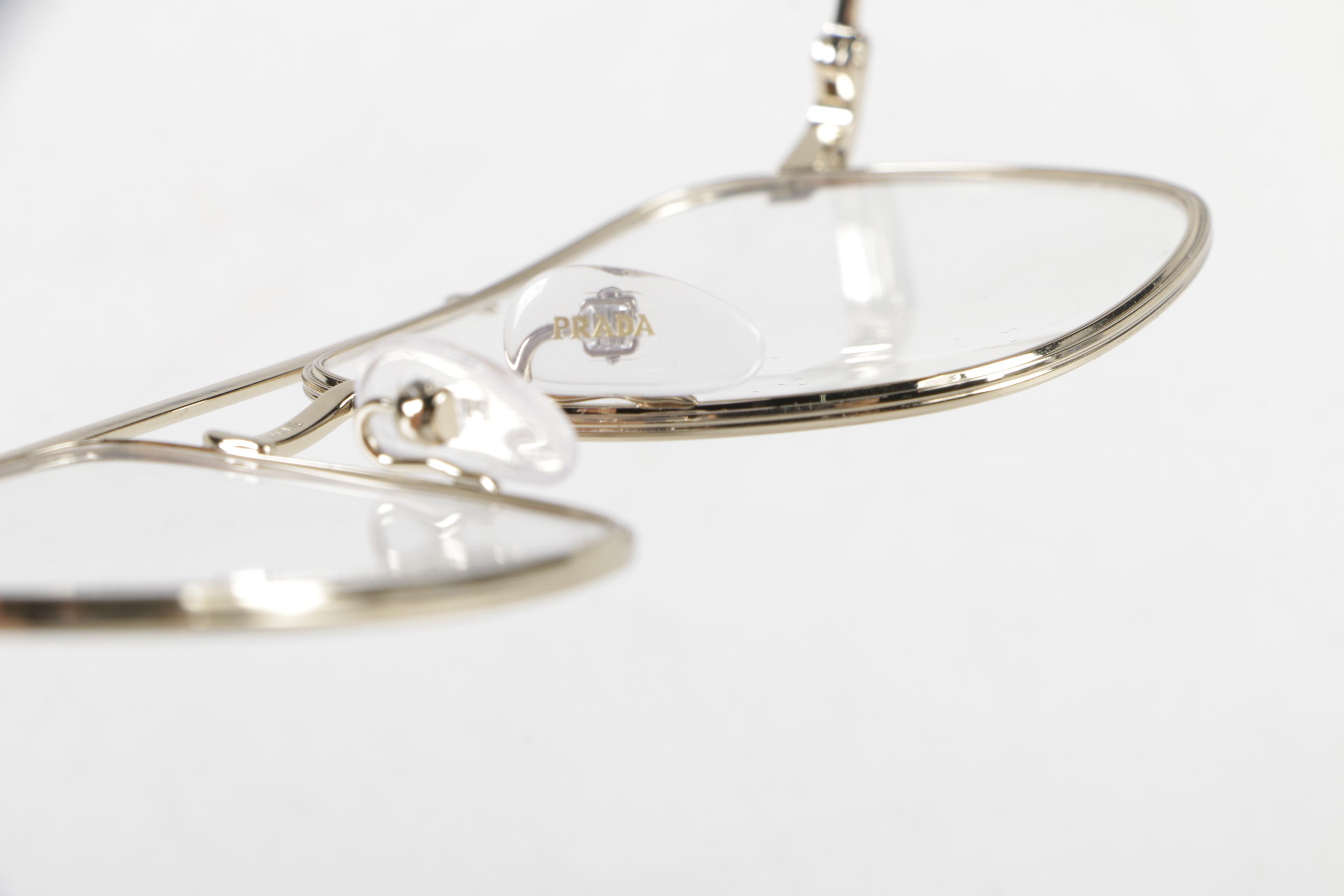 Prada VPR 56U Eyeglasses with Case, Made in Italy