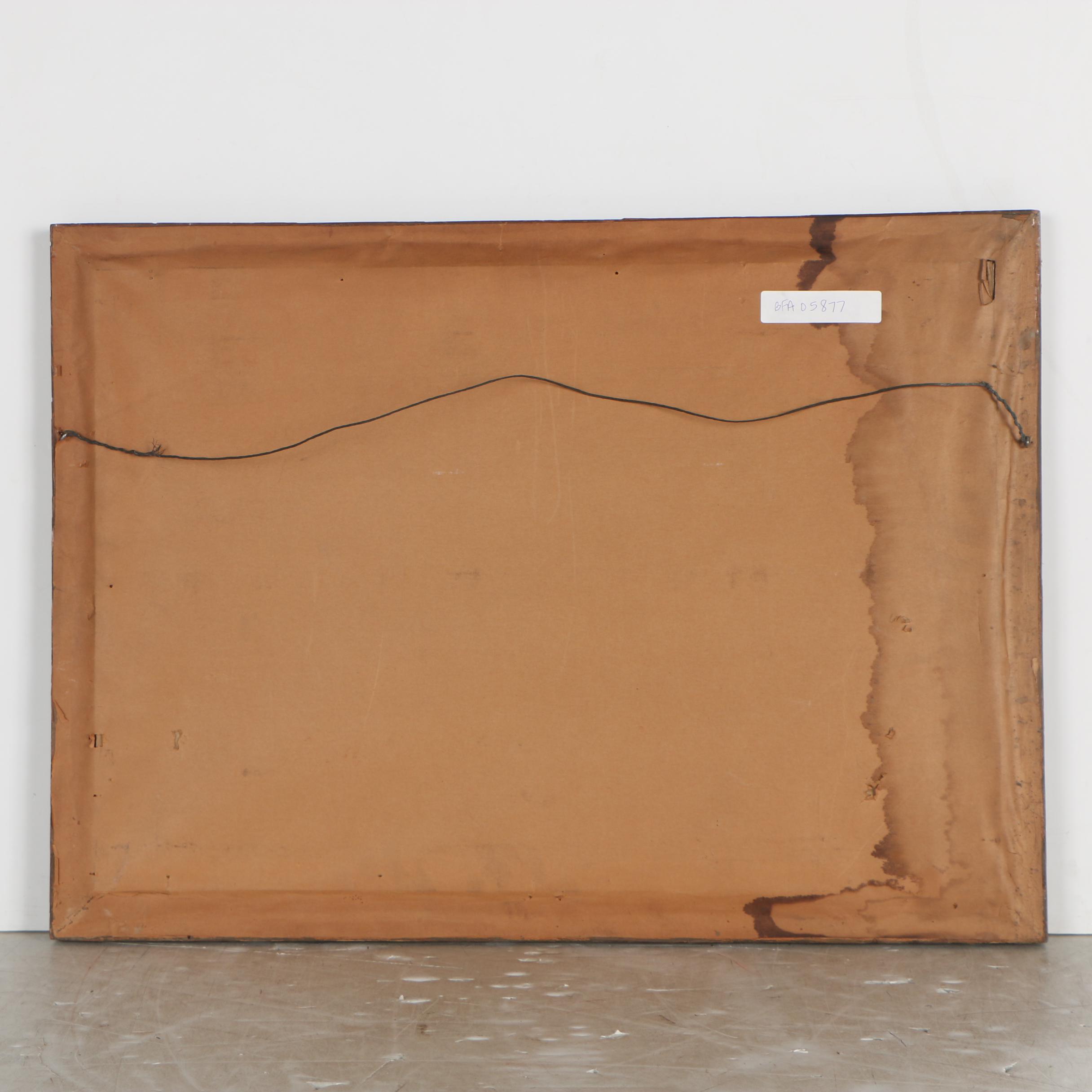 H.W. Arnold 1960 Pastel Drawing "#1- Comprehensive Sketch of "Quo Vadis""