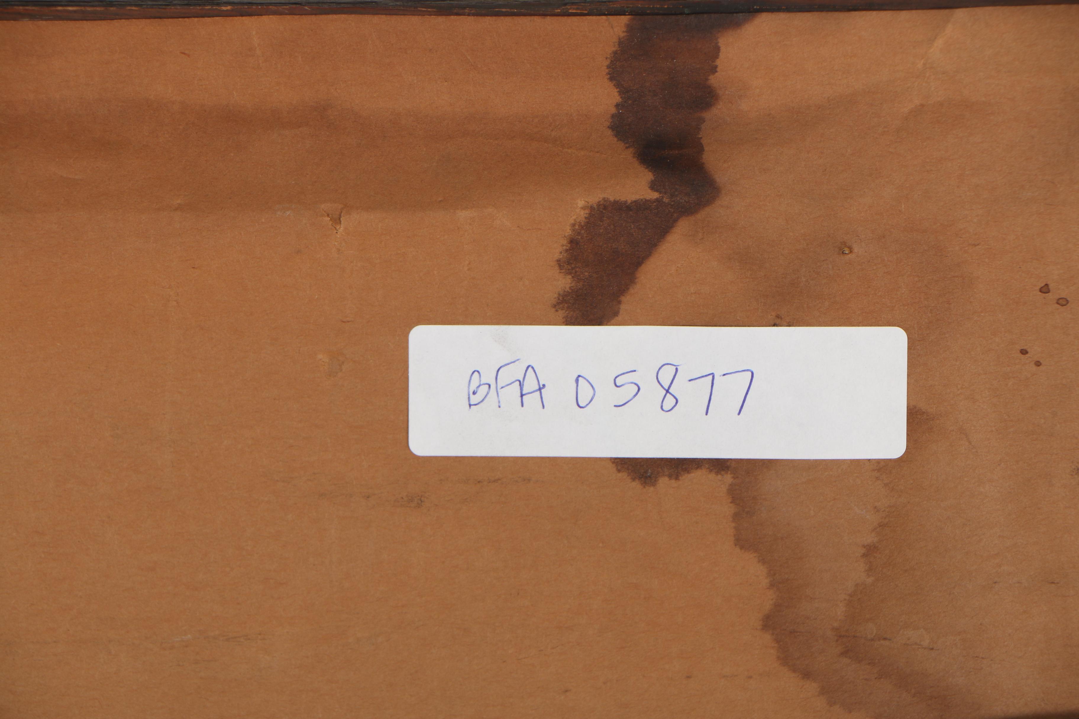 H.W. Arnold 1960 Pastel Drawing "#1- Comprehensive Sketch of "Quo Vadis""