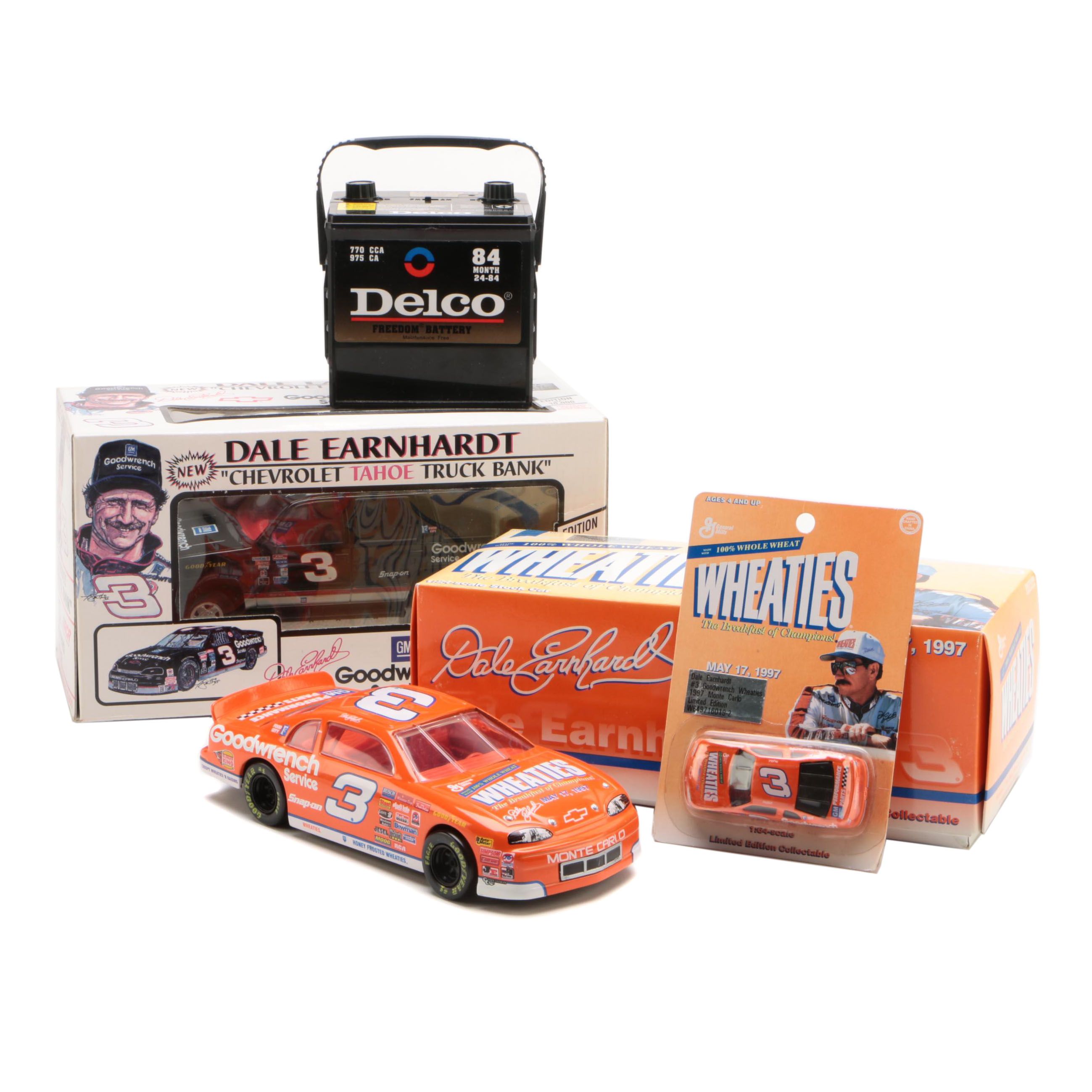 Dale Earnhardt Die-Cast Vehicles with Delco Freedom Battery
