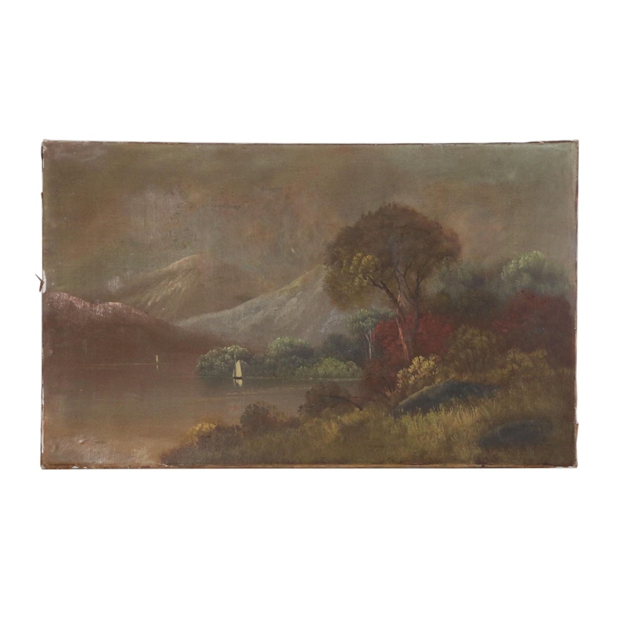 Early 20th Century Landscape Oil Painting