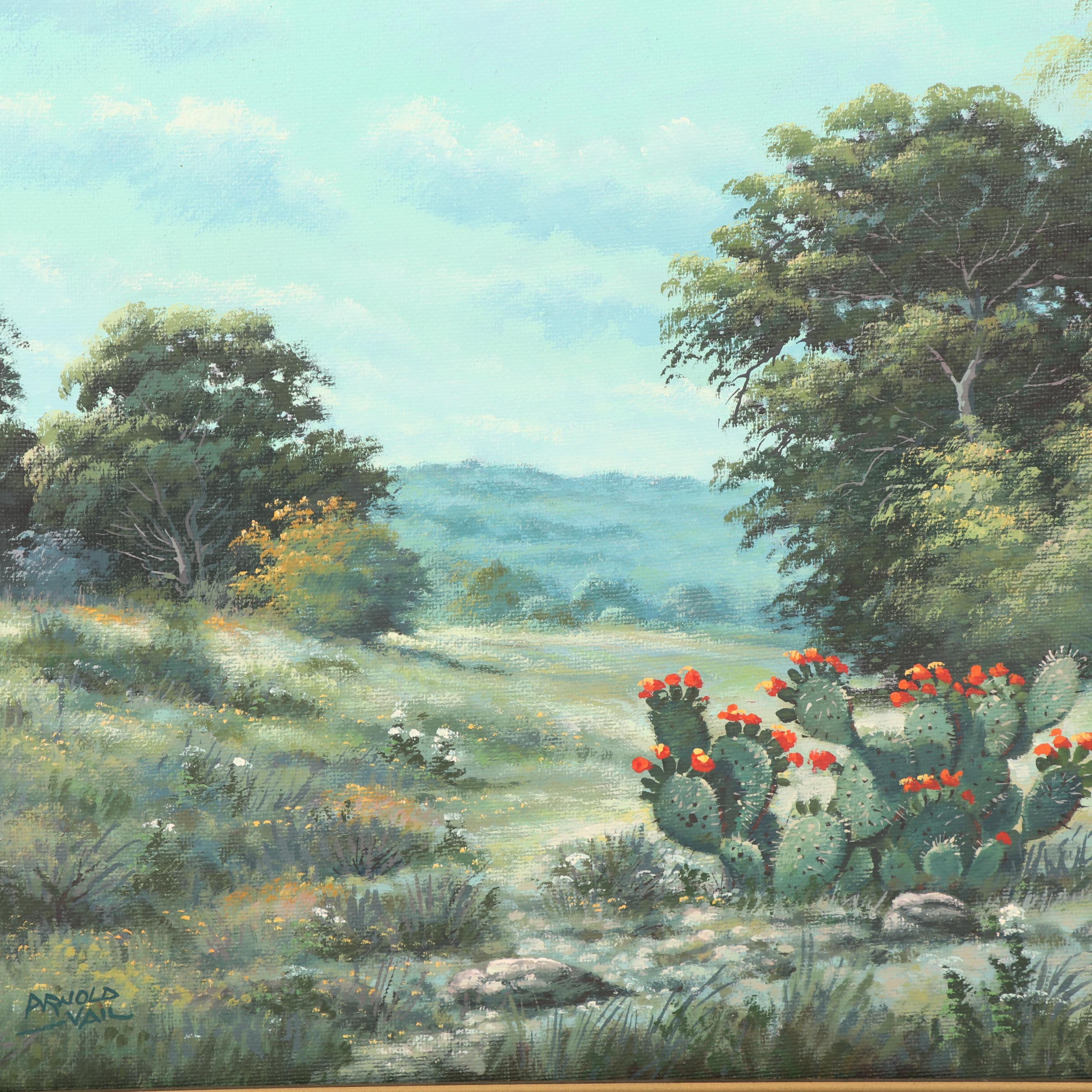 Arnold Vail Southwestern Landscape Oil Painting