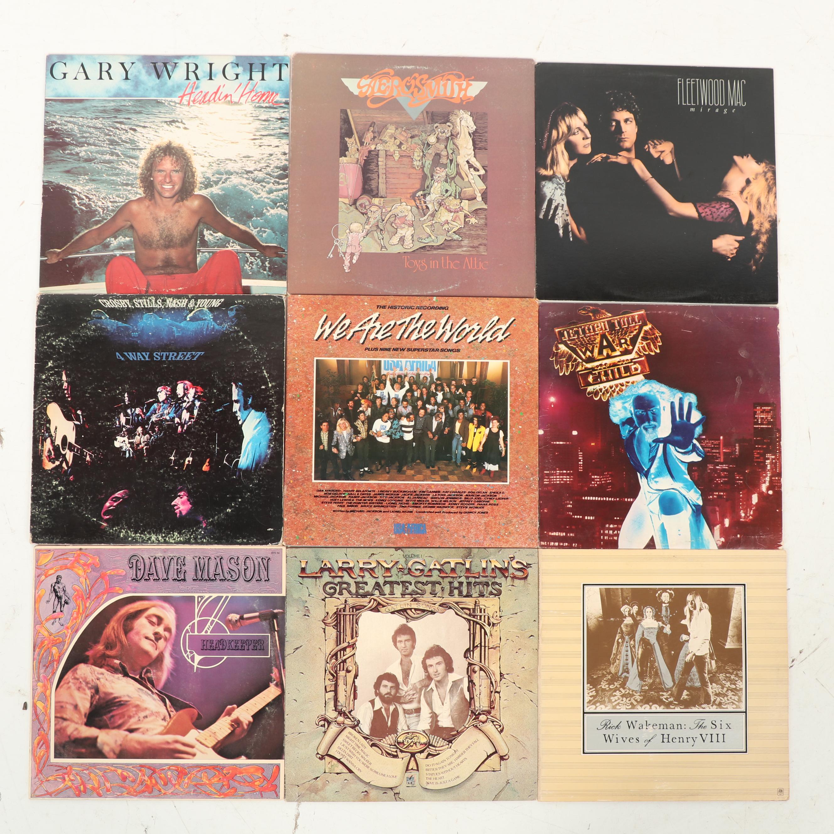 Classic Rock Records Including Fleetwood Mac "Rumours"