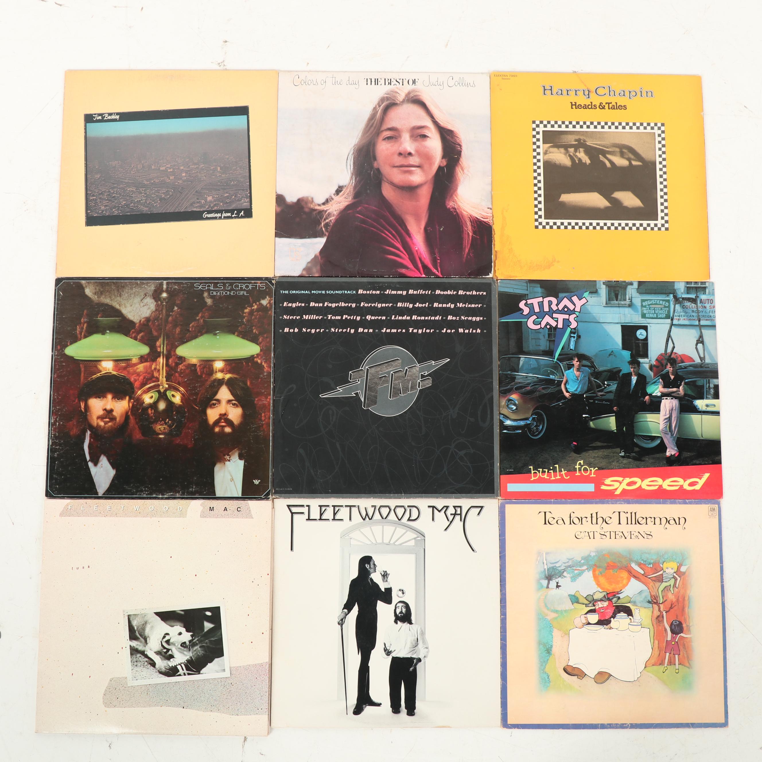 Classic Rock Records Including Fleetwood Mac "Rumours"