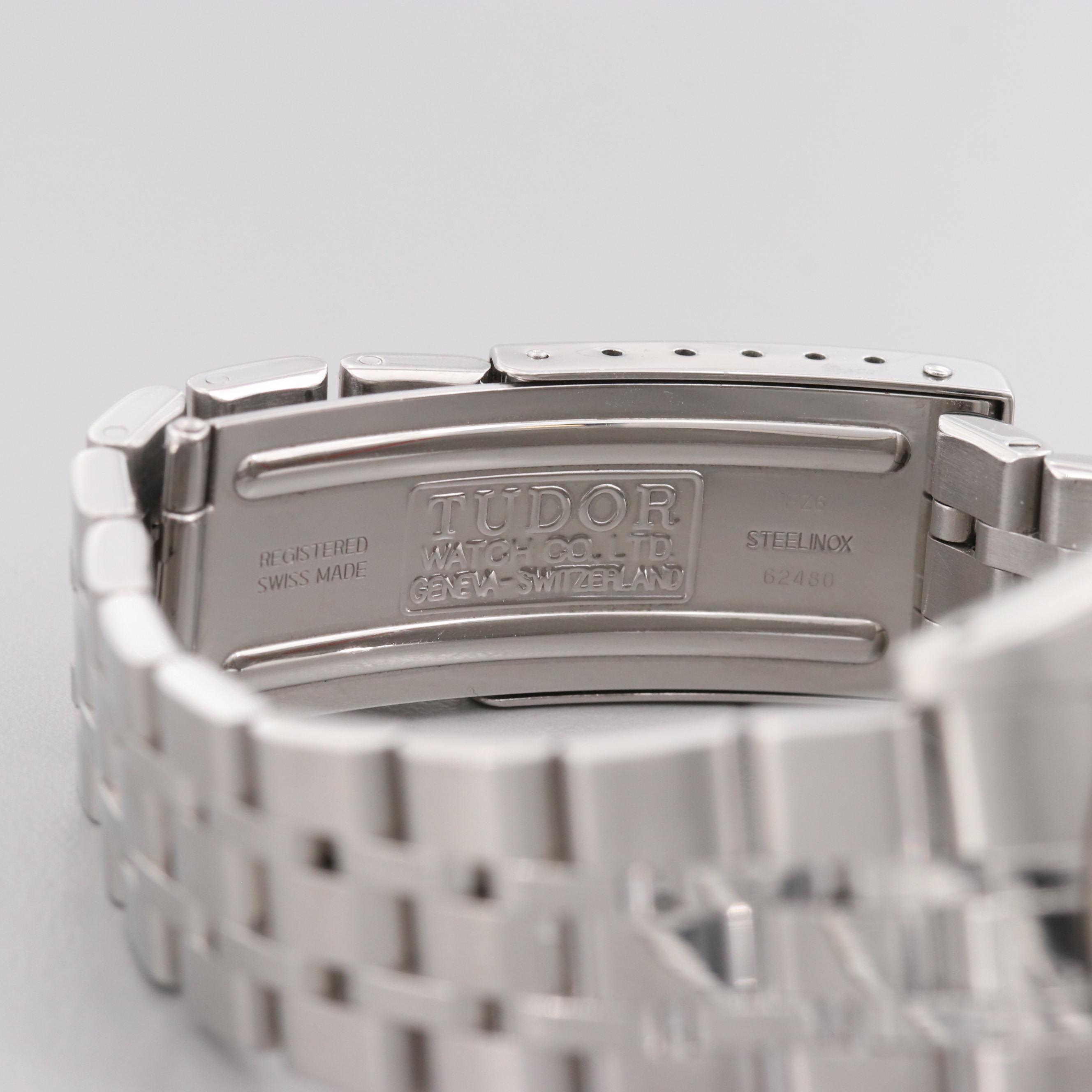 Tudor Prince Date+Day Model 76214 18K White Gold and Stainless Steel Watch