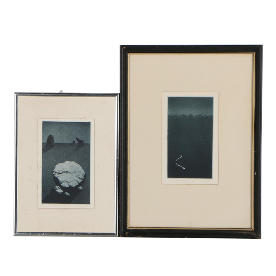Paul Turecki Limited Edition Aquatint Etchings