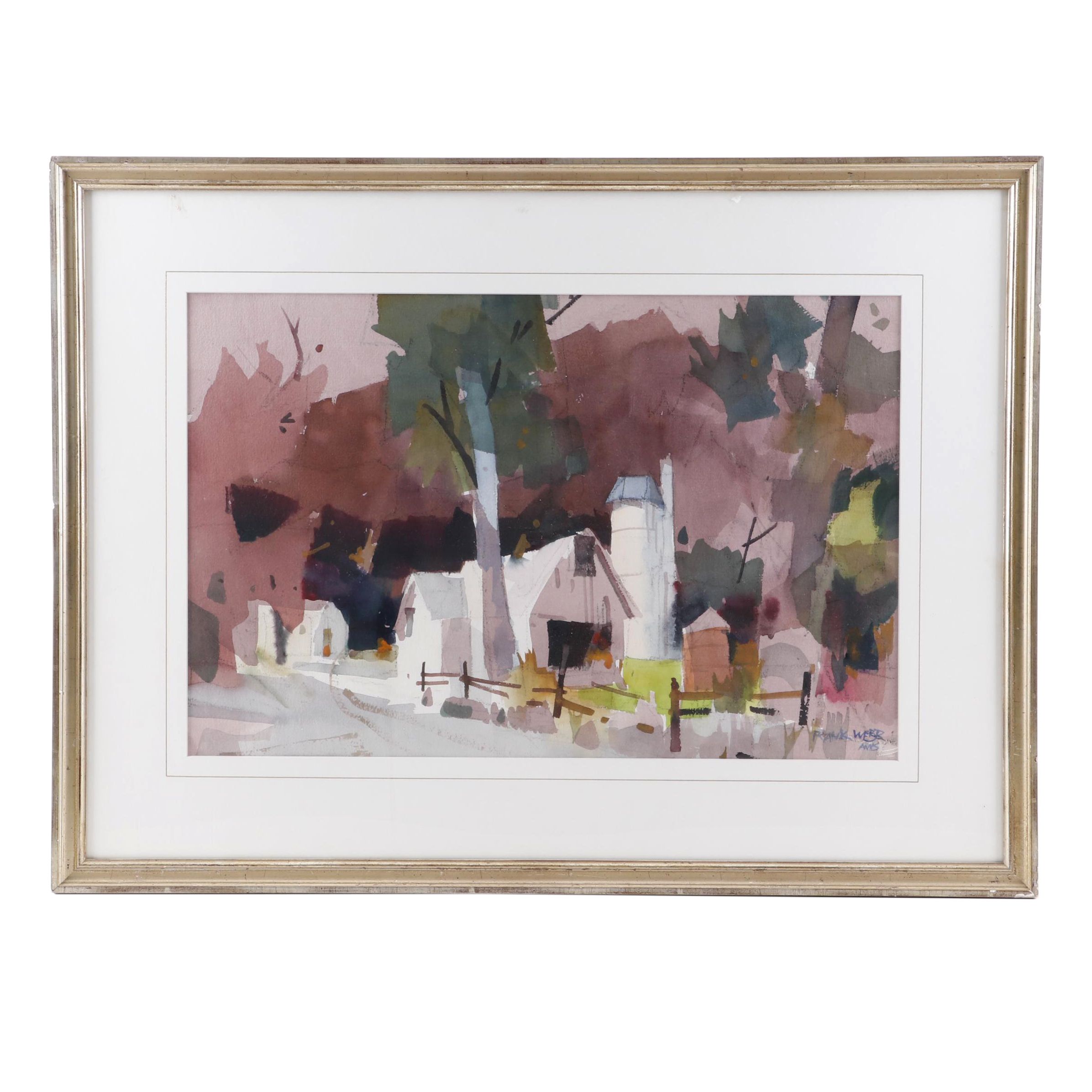 Frank Weber Landscape Watercolor