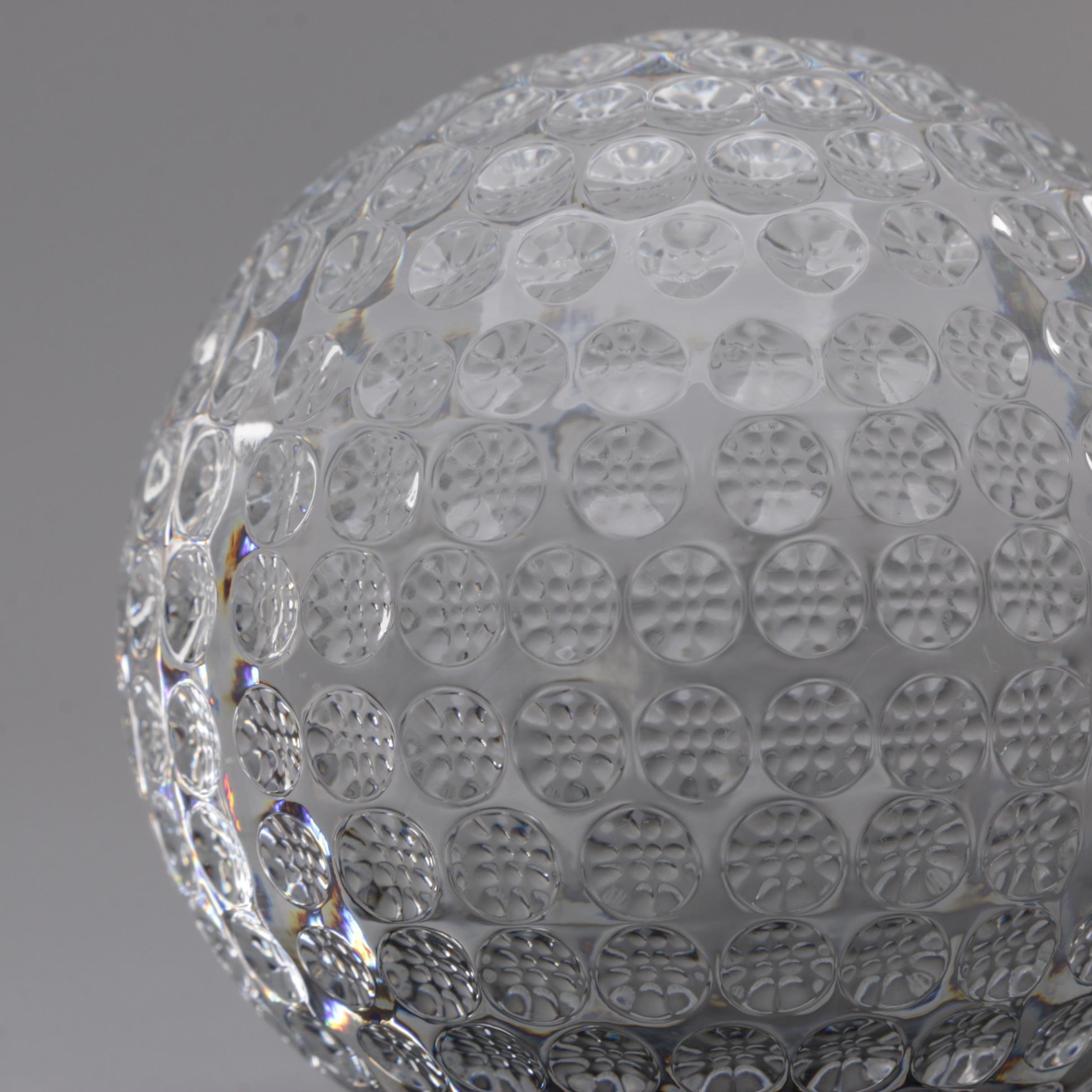 Waterford Crystal Golf Ball Paperweight
