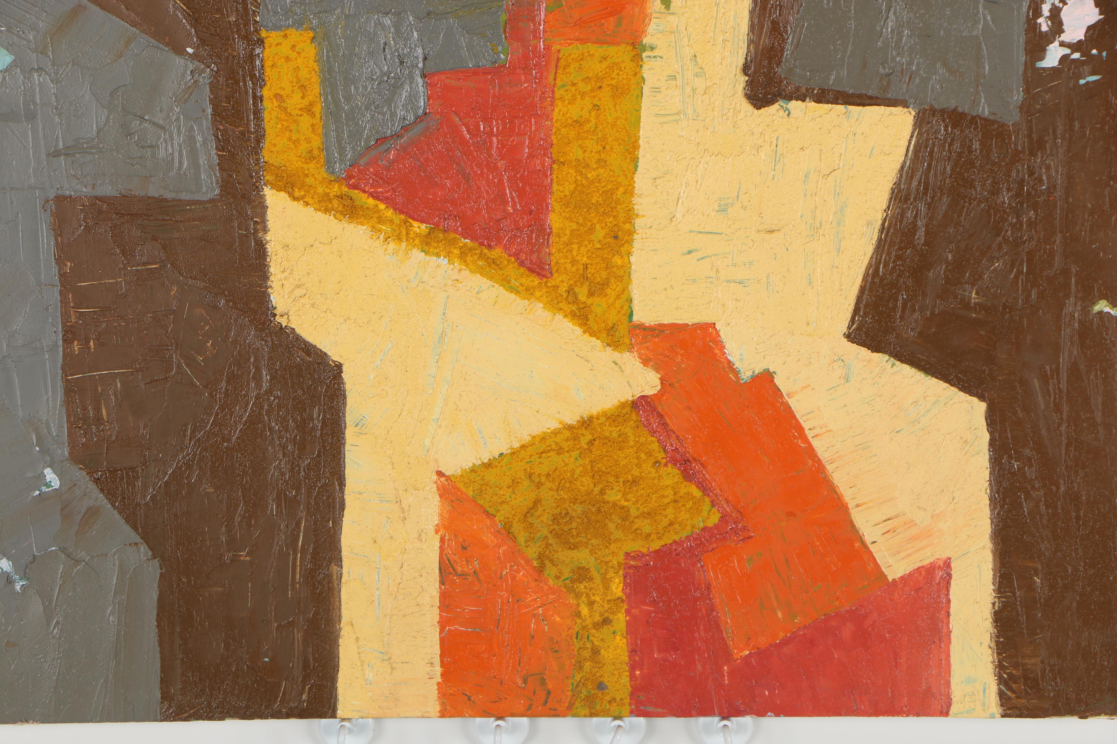 Oscar Murillo Abstract Oil Painting