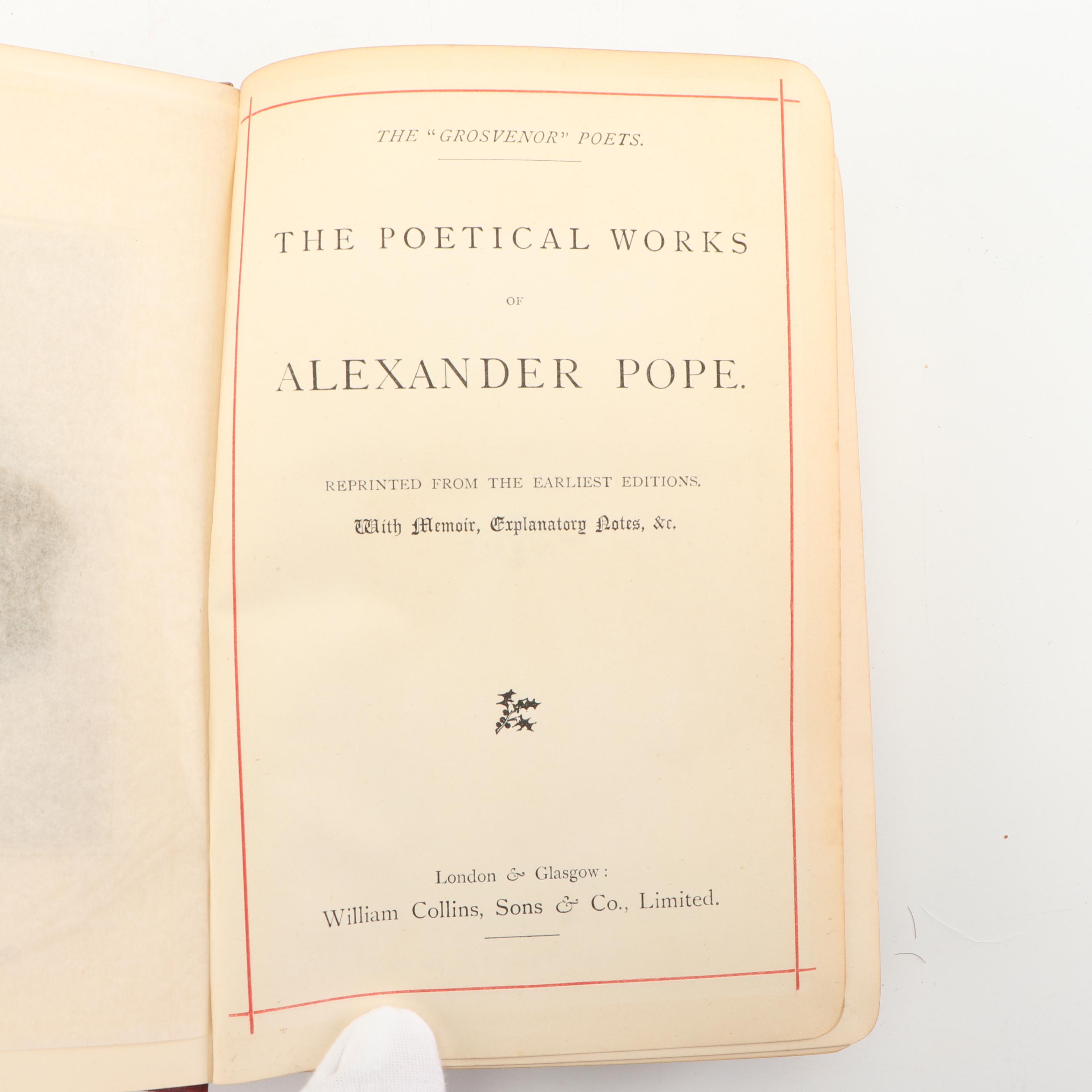 19th Century Poetry Books