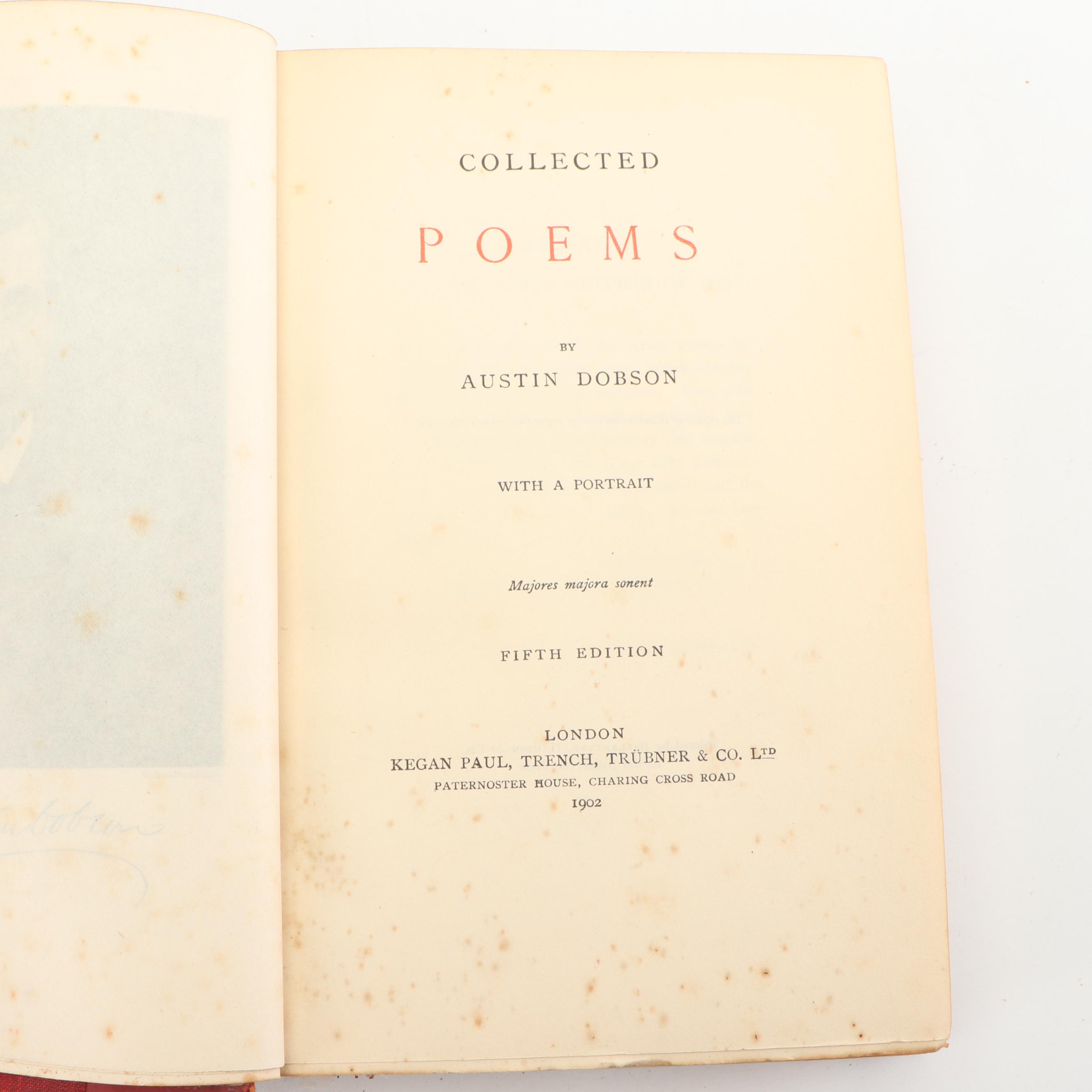 19th Century Poetry Books