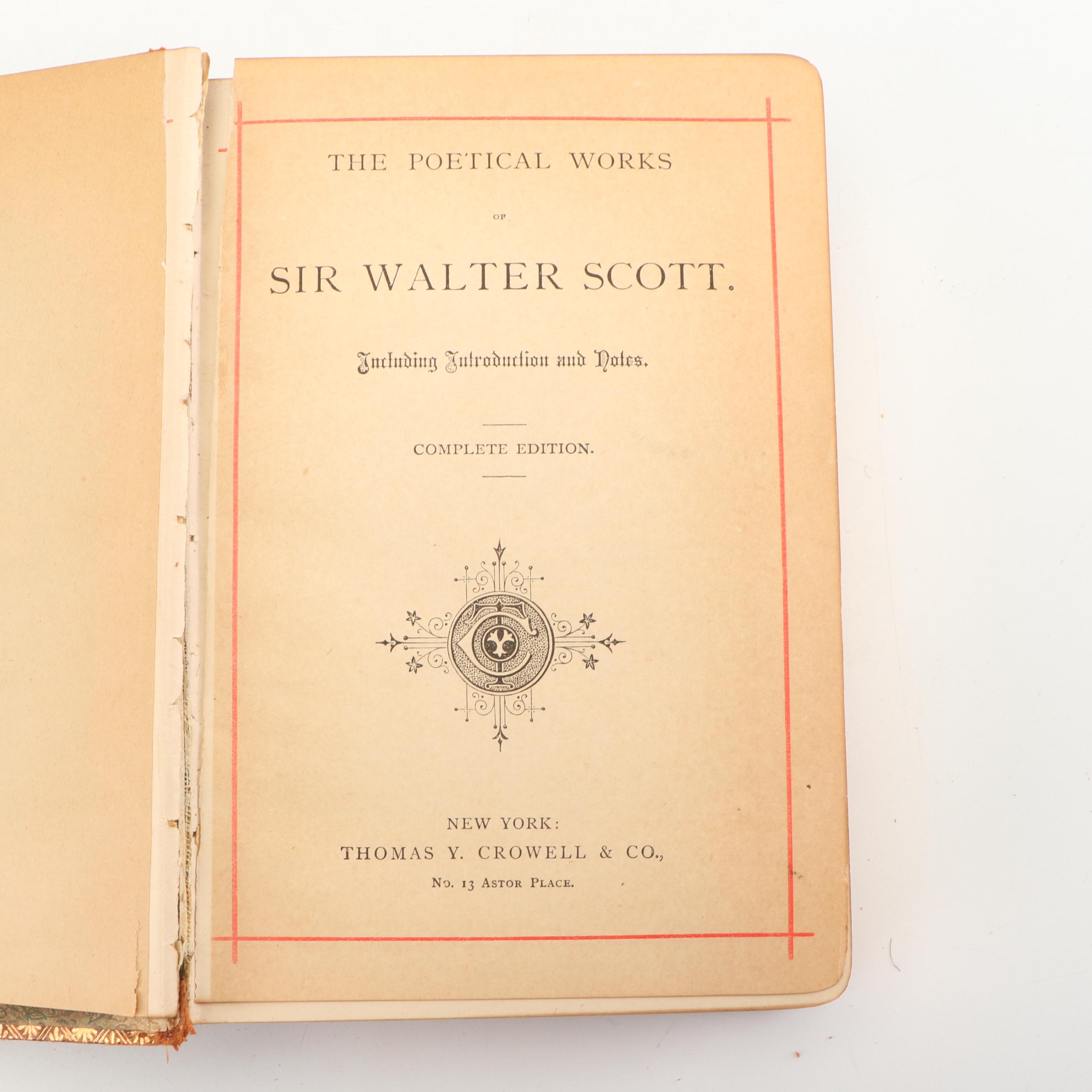 19th Century Poetry Books