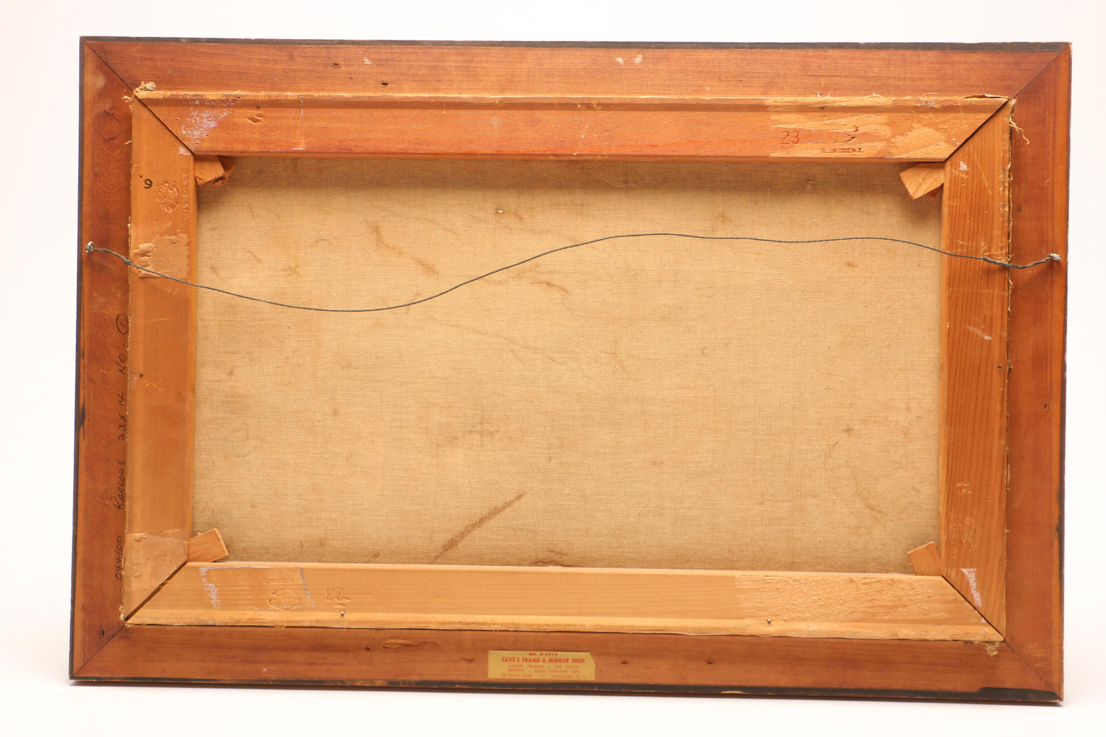 20th Century Pastoral Genre Scene Oil Painting