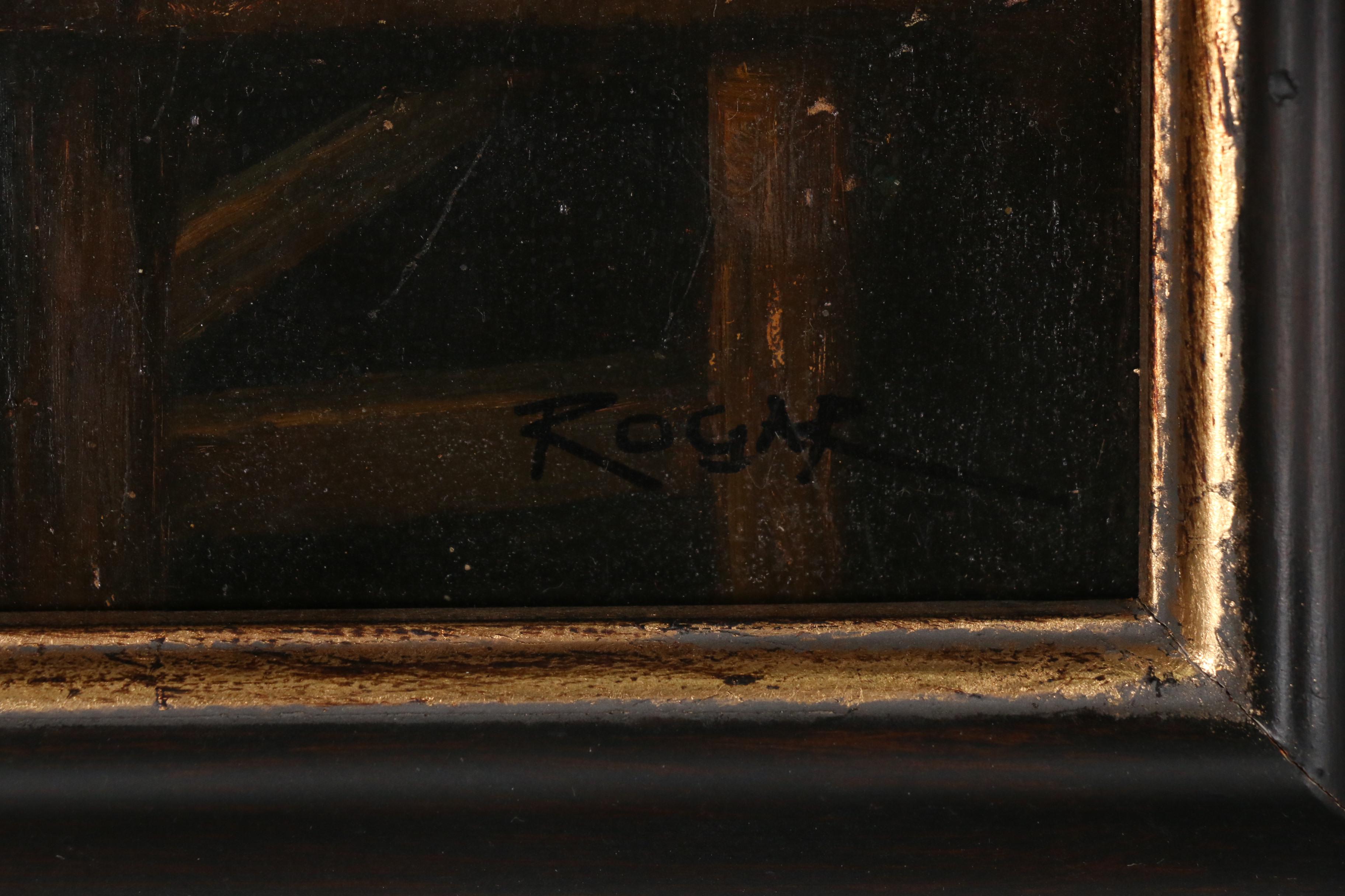 Contemporary Genre Scene Oil Painting