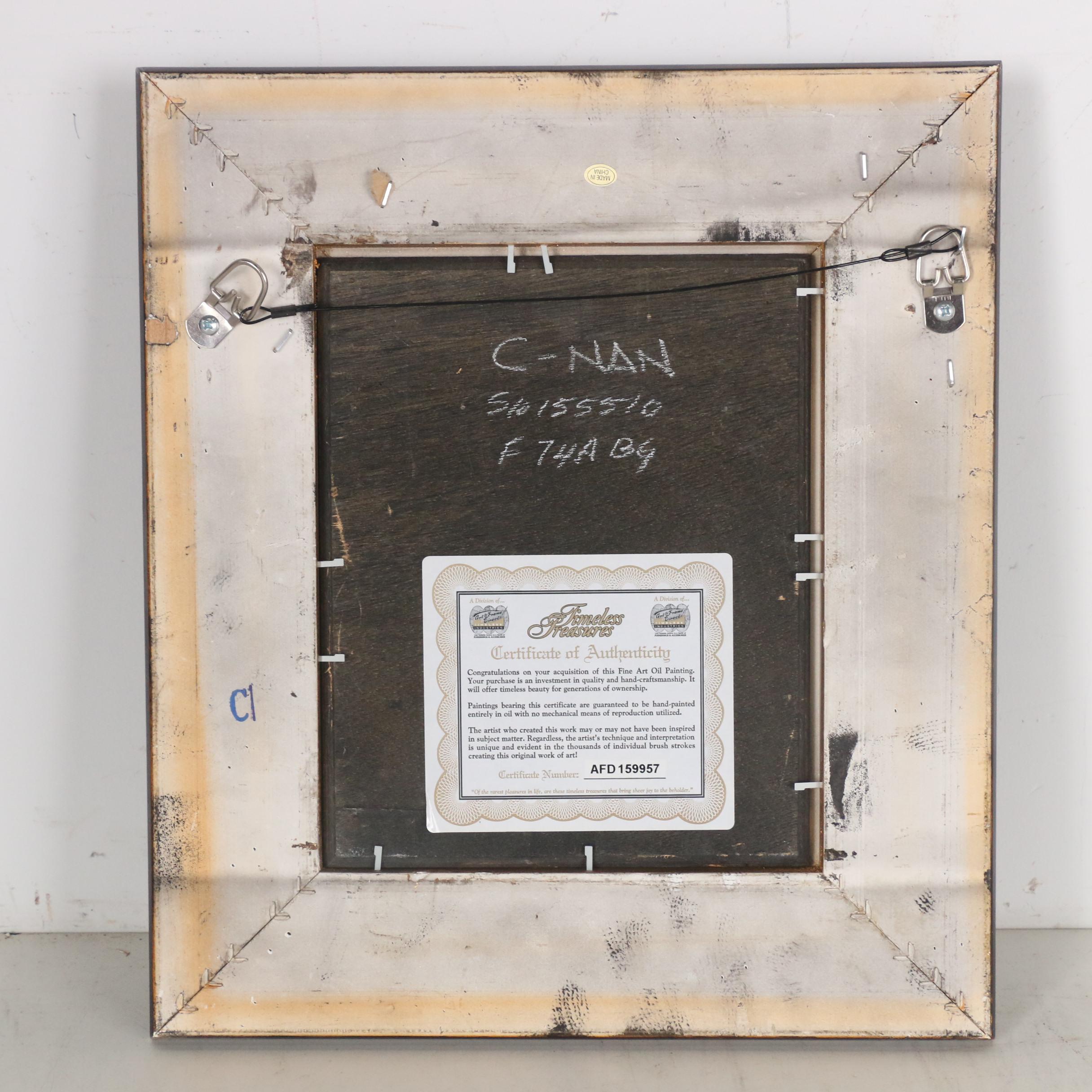 Contemporary Genre Scene Oil Painting